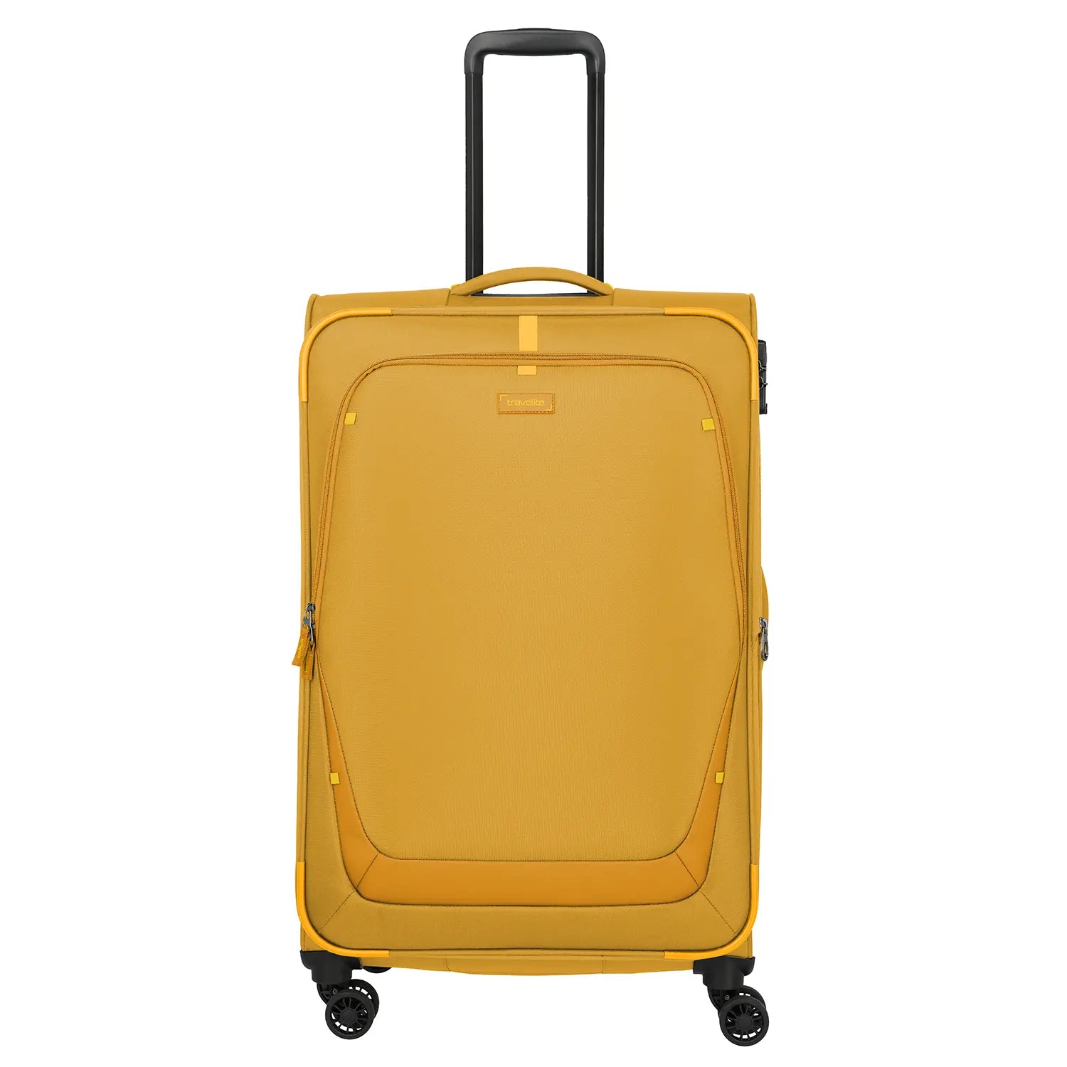 Frontansicht Travelite Umbria 4-Rollen Trolley L in Golden Glow
