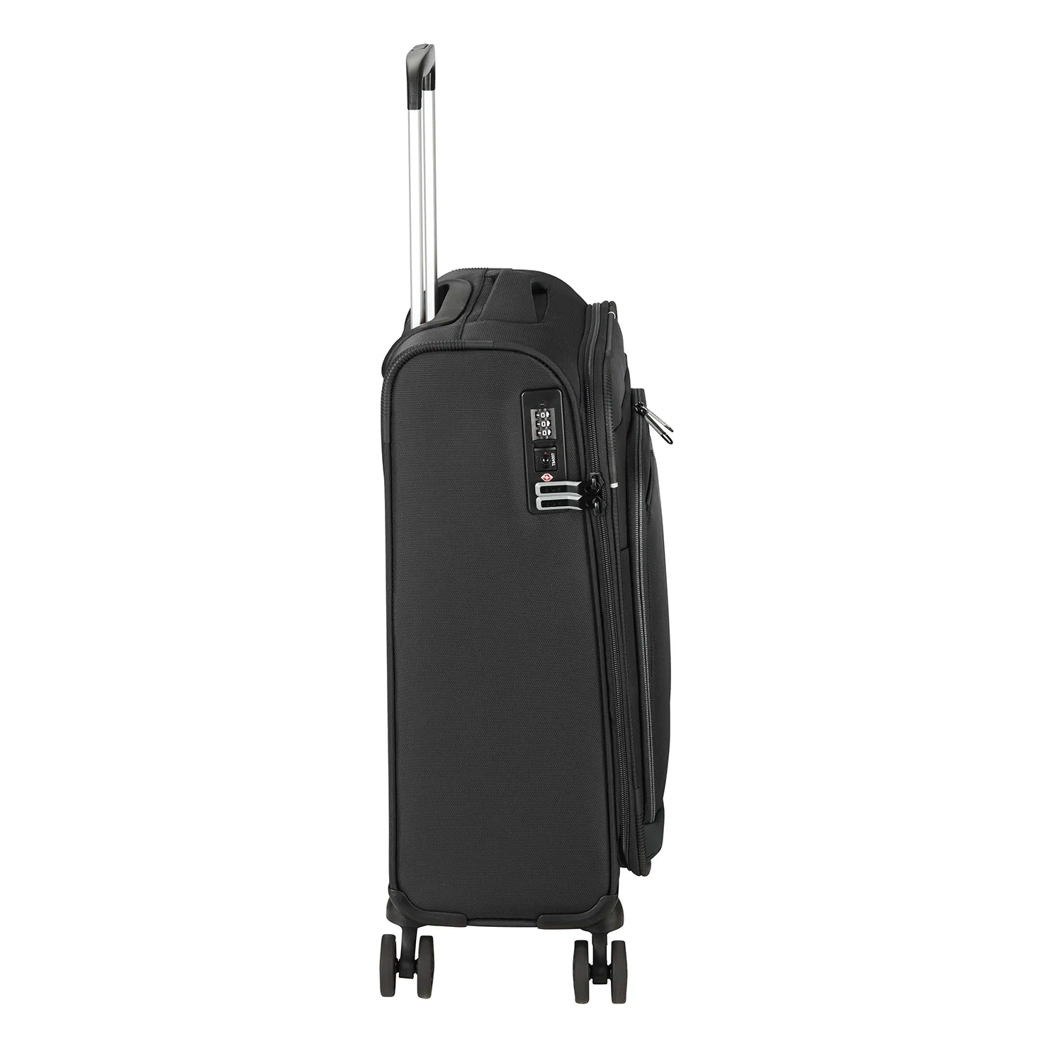 d&n Travel Line 9504 4-wheel cabin trolley S 55 cm - petrol
