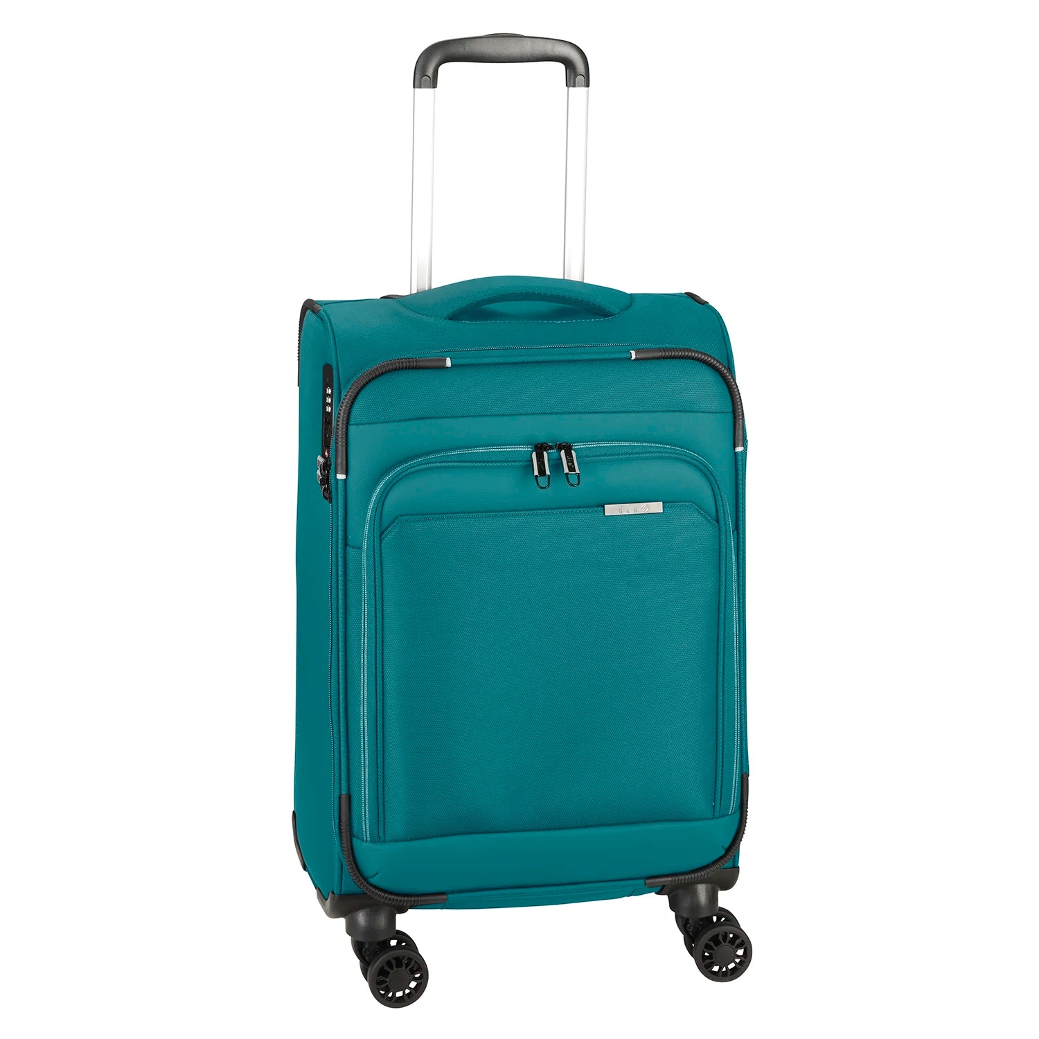 d&n Travel Line 9504 4-wheel cabin trolley S 55 cm - petrol