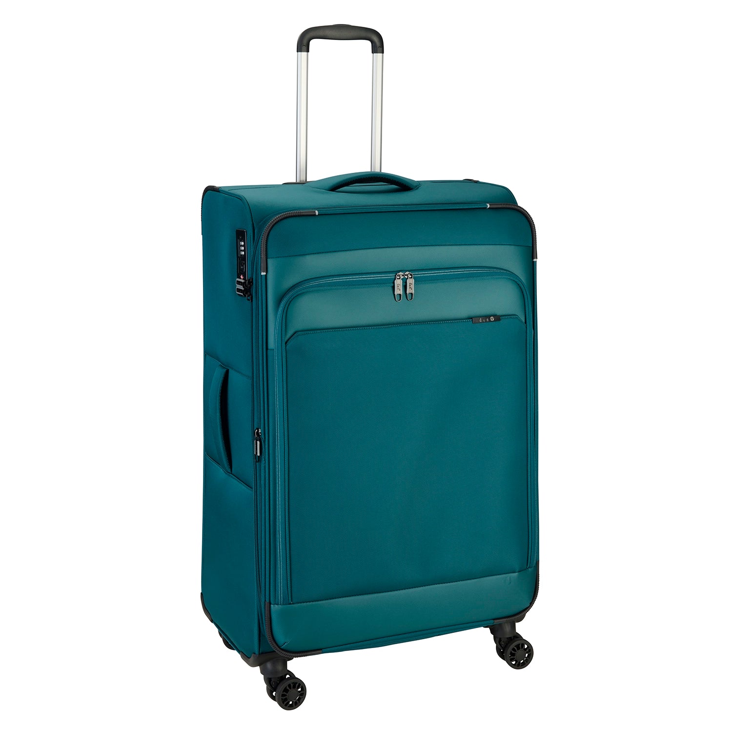d&n Travel Line 9504 4-wheel trolley M 67 cm - petrol