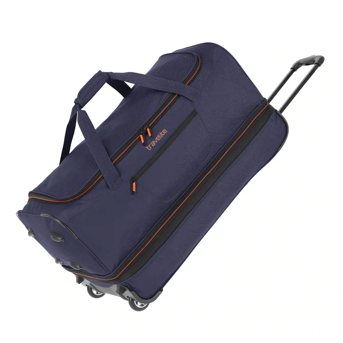 Travelite Basics Trolley Reisetasche 55 cm - marine - orange Travelite - koffer - direkt.de