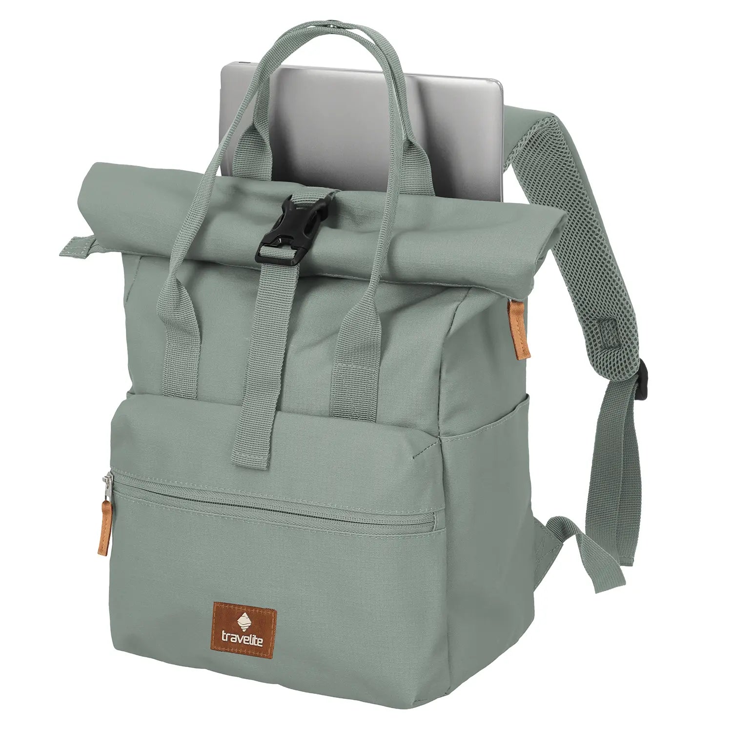 Travelite Basics Short Handle Rollup Rucksack 37 cm - Mint