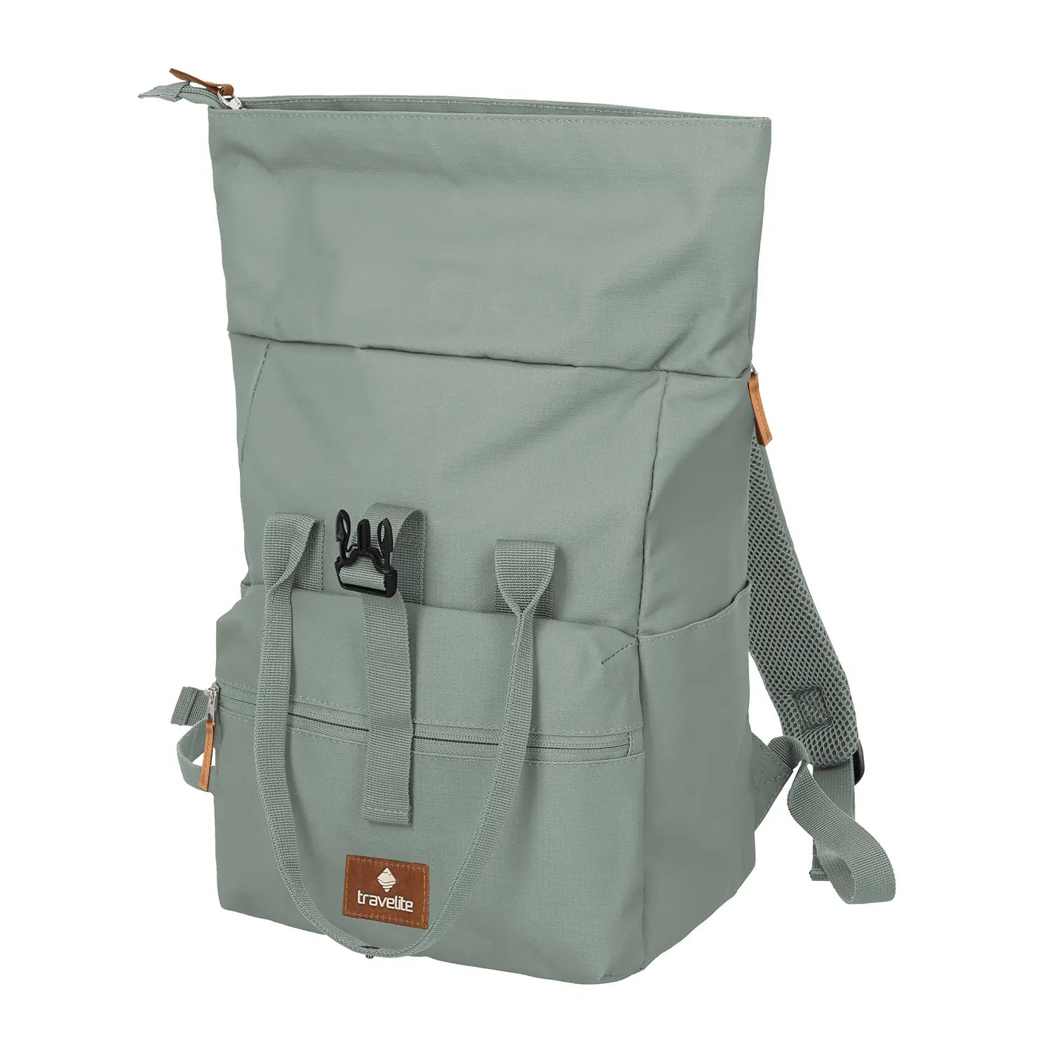 Travelite Basics Short Handle Rollup Rucksack 37 cm - Mint