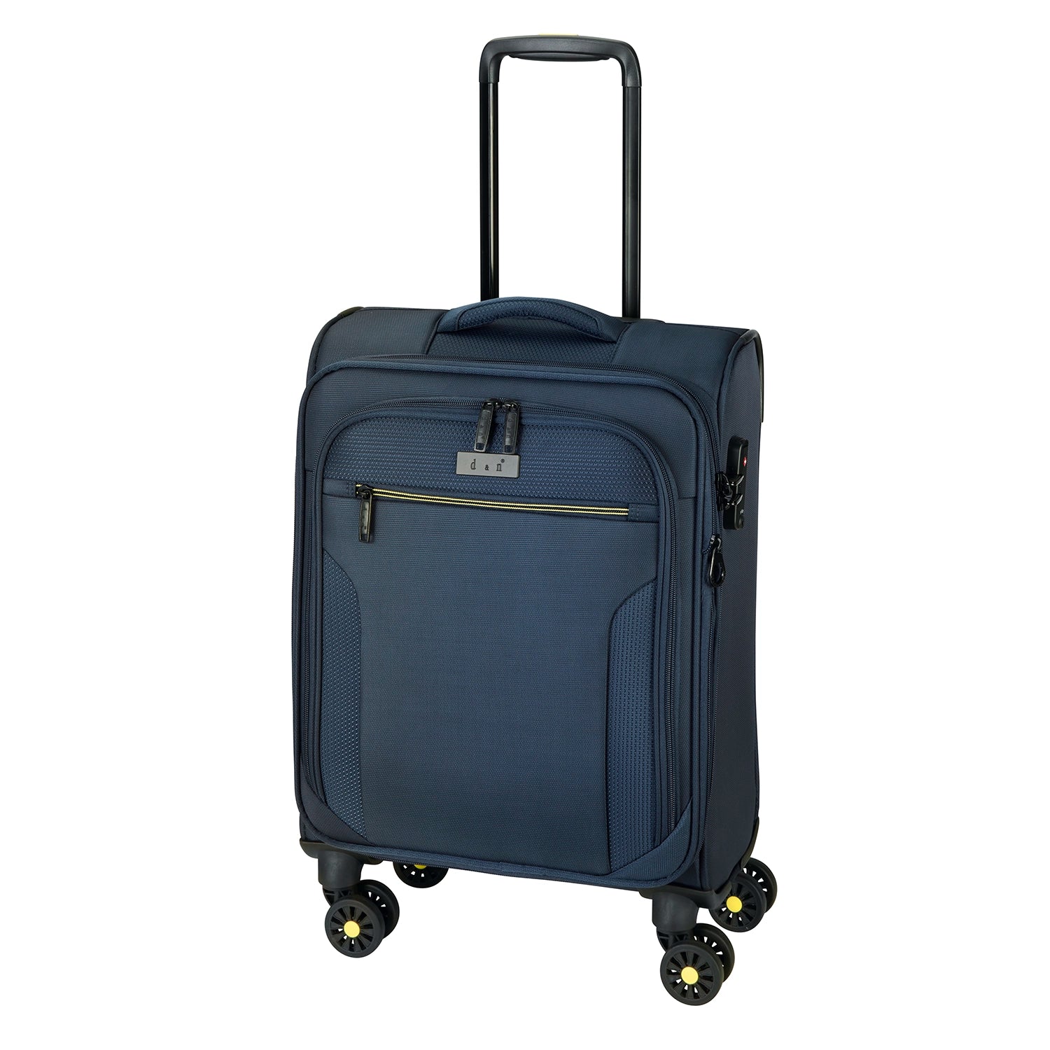 d&n Travel Line 9704 4-Rollen Trolley L 78 cm - Dark Blue