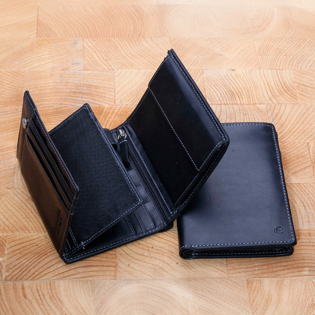 Esquire Dallas Portrait Wallet 12 cm - Brown