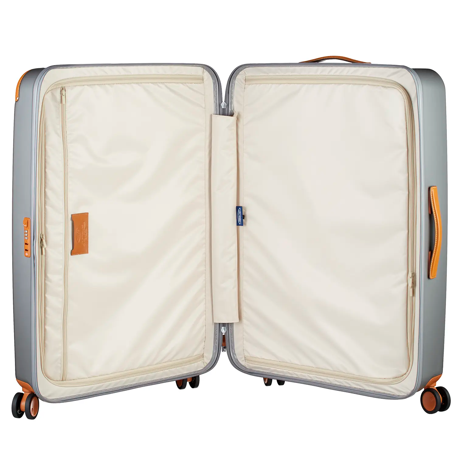 Brics Amalfi Trolley BAQ08355-006 Blue - Innenansicht mit Packfächern und Organisationssystem