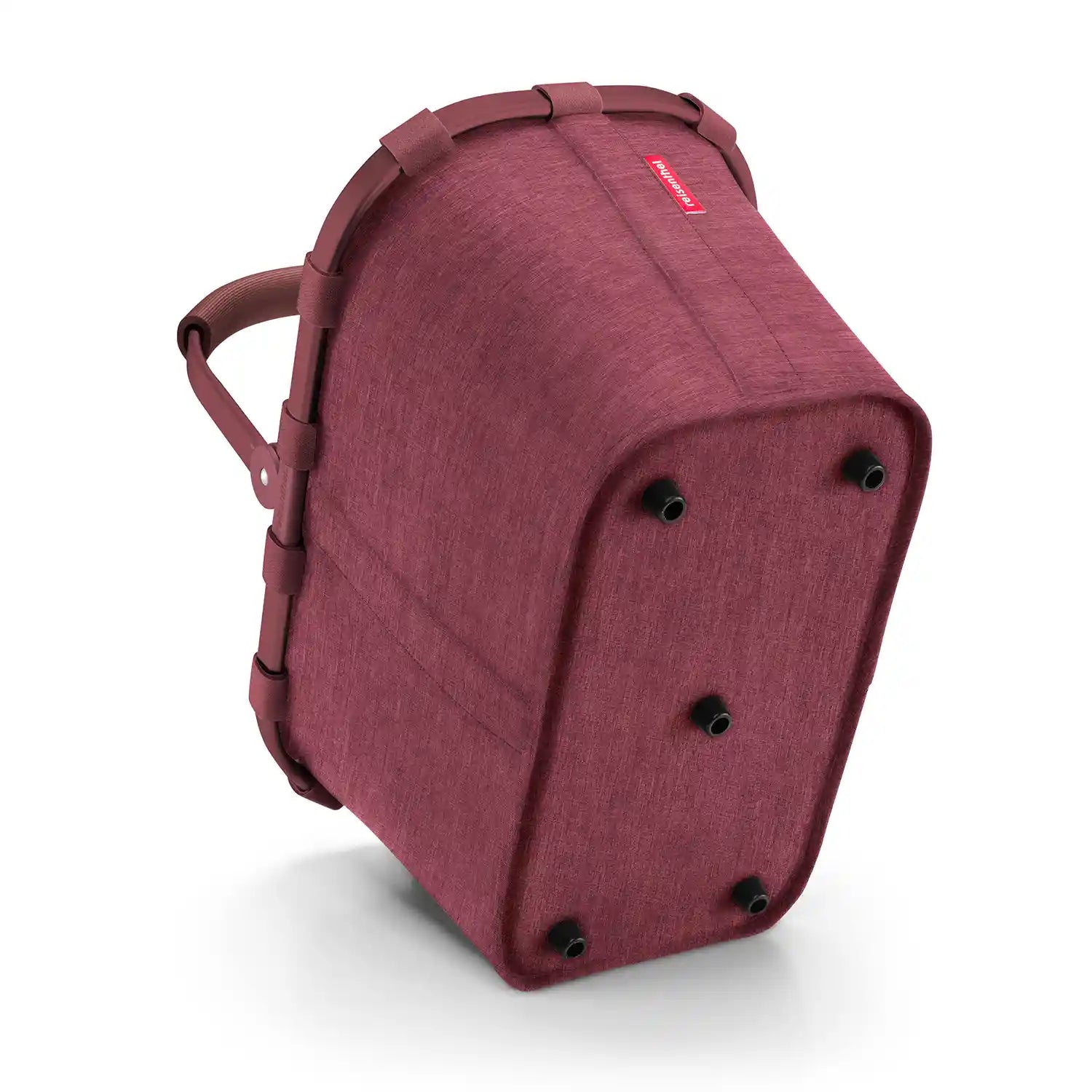 Bodenansicht Reisenthel Shopping Carrybag Einkaufskorb Twist Maroon 48 cm