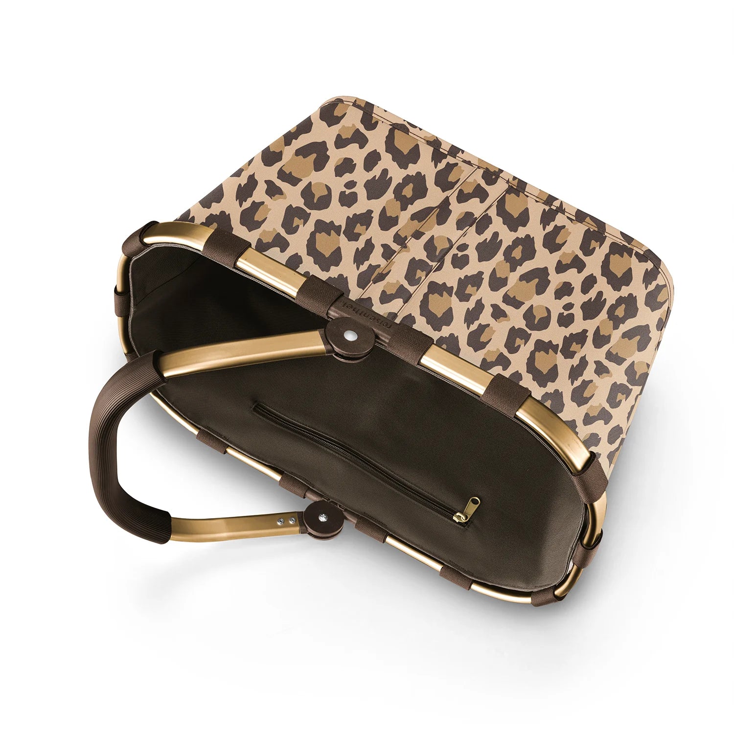 Reisenthel Shopping Carrybag shopping basket 48 cm - Frame Leo Macchiato