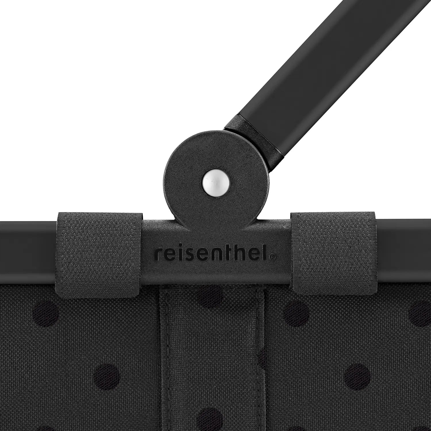 Reisenthel Shopping Carrybag shopping basket 48 cm - Frame Glossy Dots Black