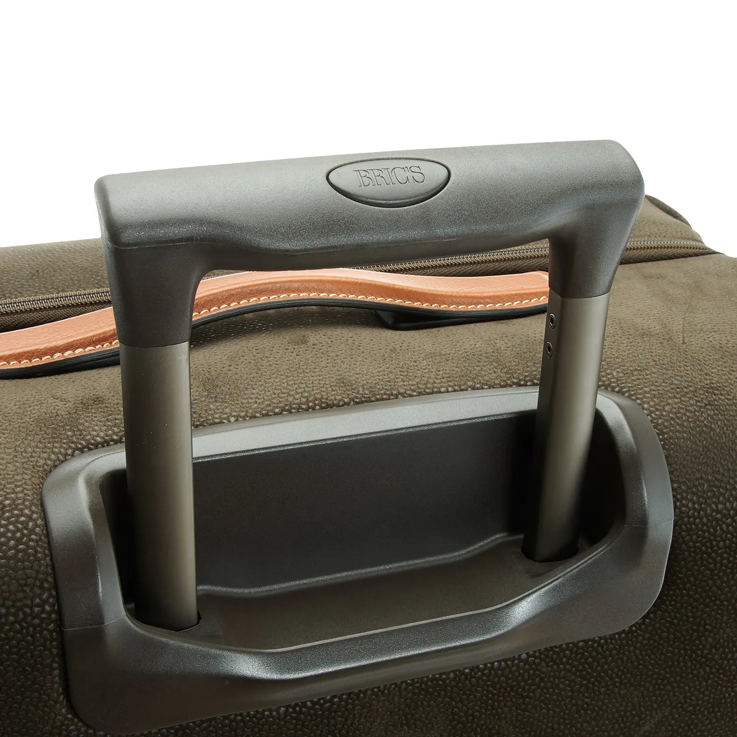 Brics Life Trolley BLF05271-378 Olive - Detailansicht des ausziehbaren Teleskopgriffes