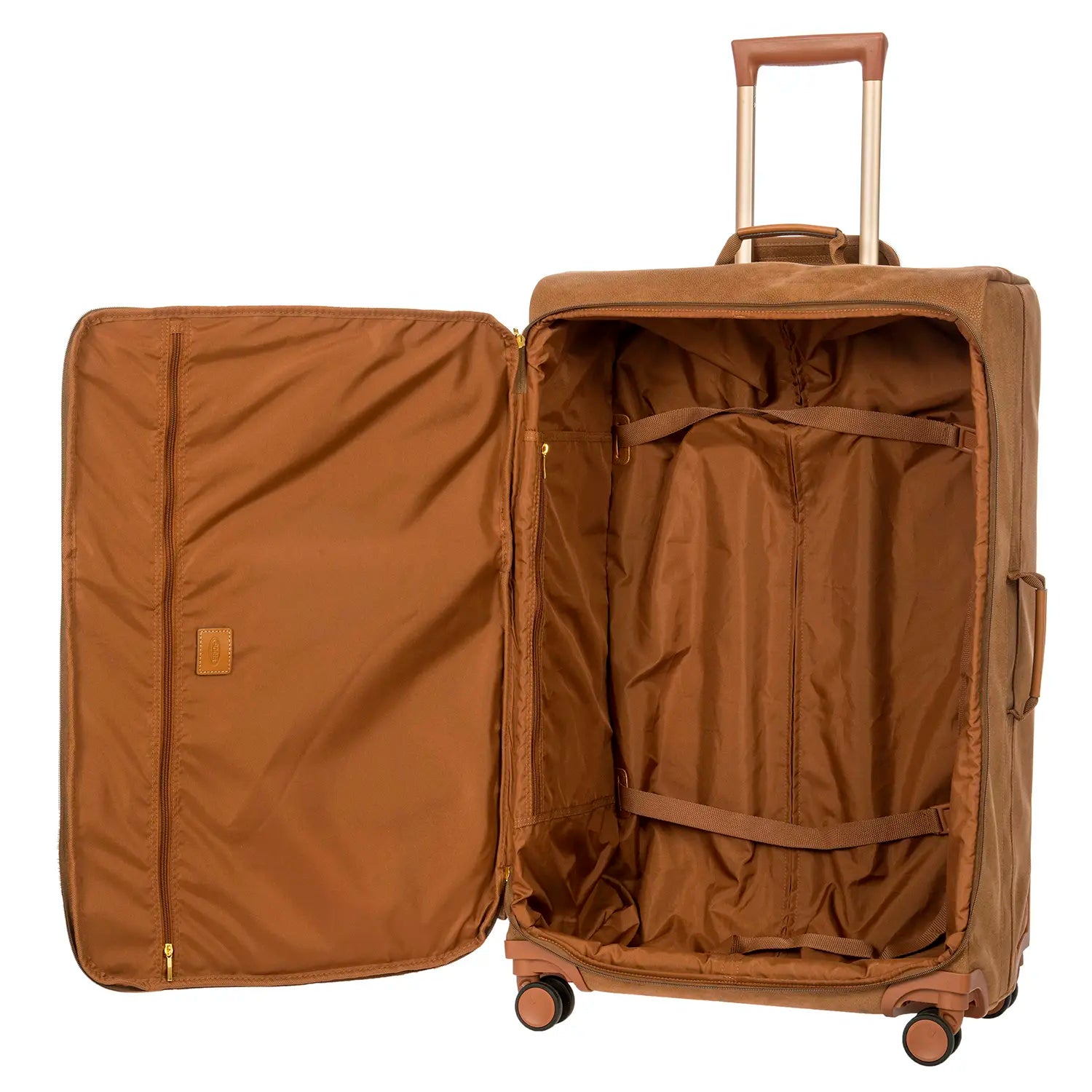 Brics Life 4-Rollen Trolley 77 cm - Camel