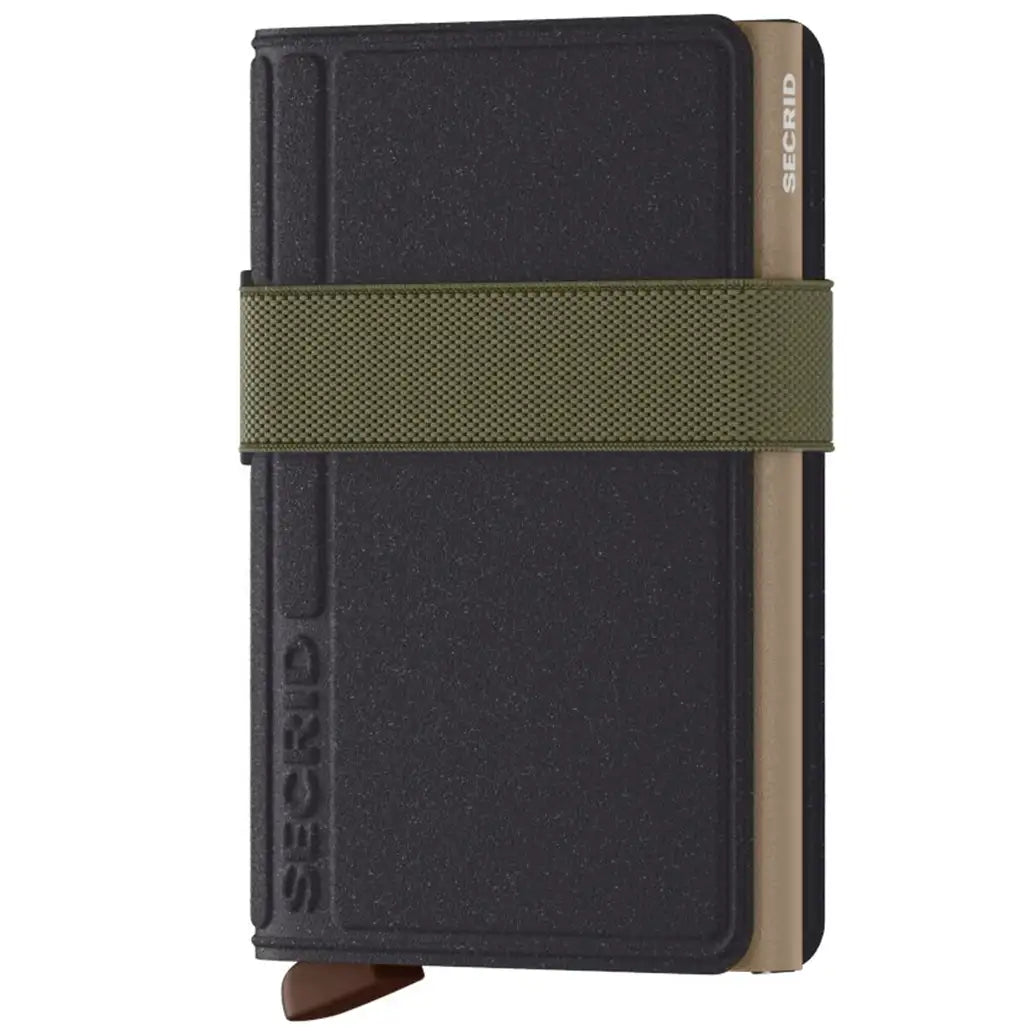 Secrid Wallets Bandwallet LIBA 10 cm - Black-Olive