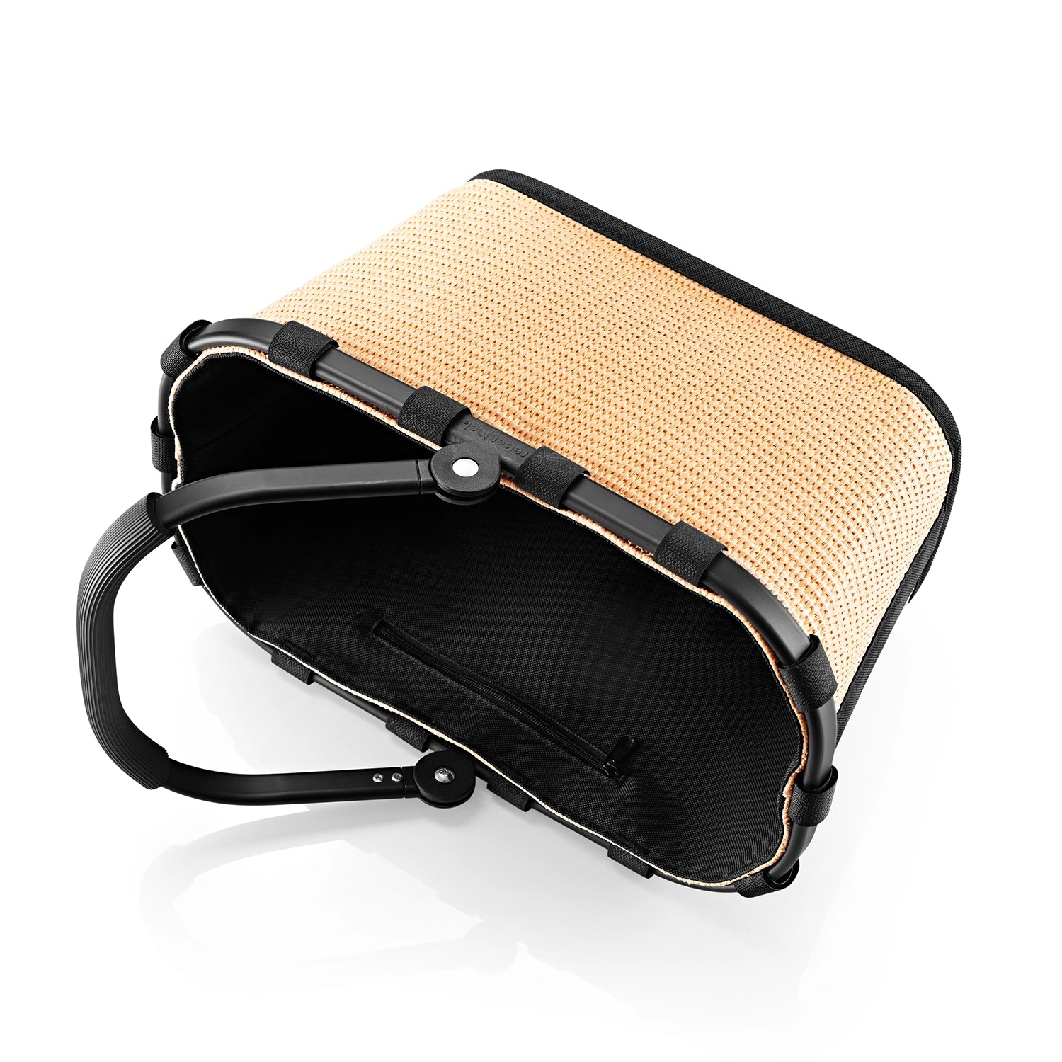 Reisenthel Shopping Carrybag XS Kinder-Einkaufskorb 33 cm - Frame Raffia Black
