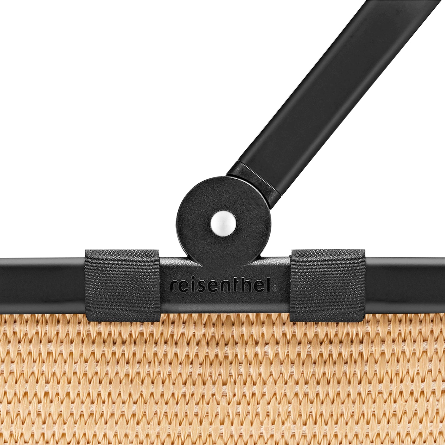 Reisenthel Shopping Carrybag XS Kinder-Einkaufskorb 33 cm - Frame Raffia Black