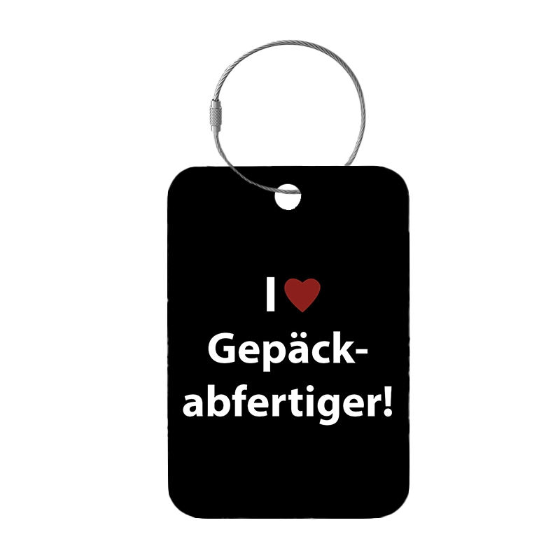 Tag-It Luggage Tag 9 cm - Baggage Handler - Black