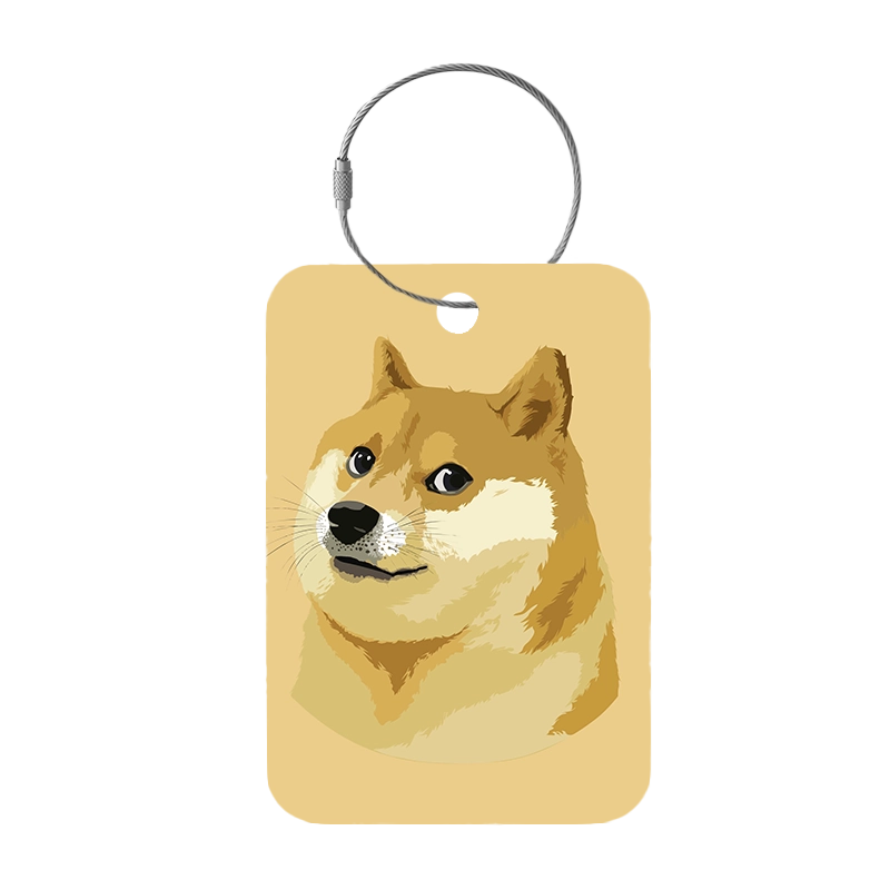 Tag-It Gepäckanhänger 9 cm - Doge - Gelb