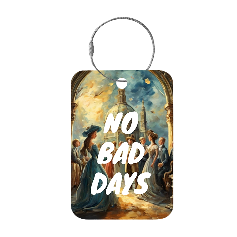 Tag-It Gepäckanhänger 9 cm - No Bad Days - Bunt