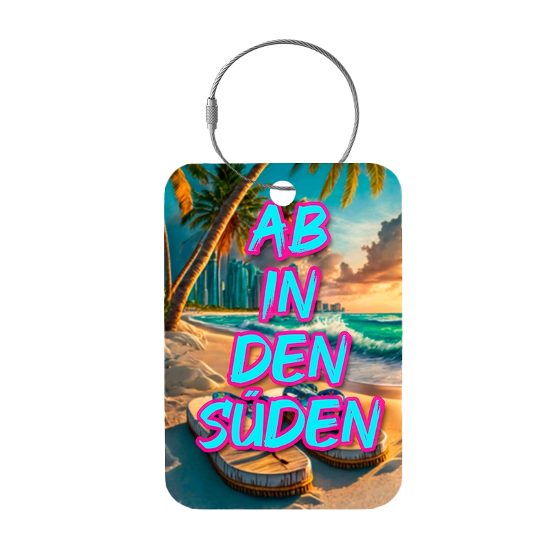 Tag-It Luggage Tag 9 cm - Off To - Colorful