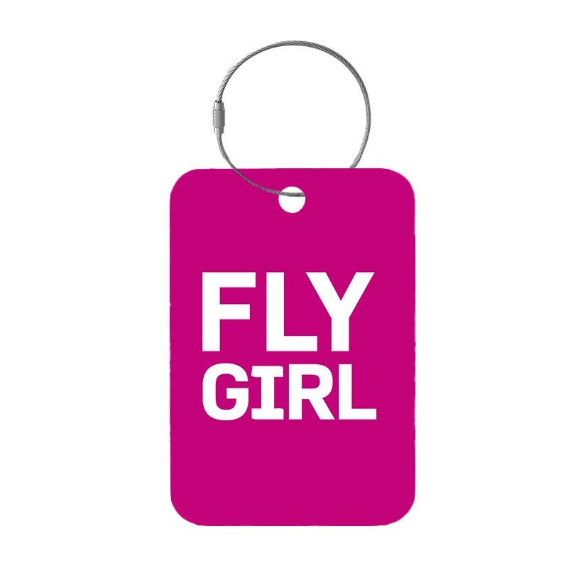 Tag-It Gepäckanhänger 9 cm - Fly Girl - Pink