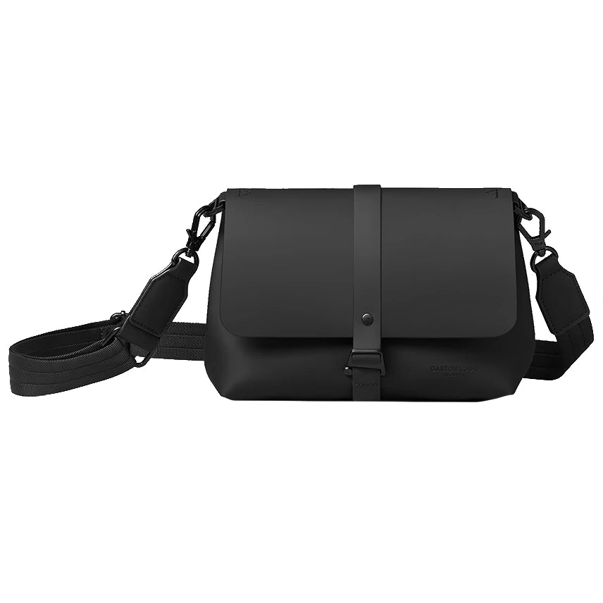 Gaston Luga Spläsh Crossbody Bag 20 cm in Schwarz – elegante Umhängetasche für Damen und Herren