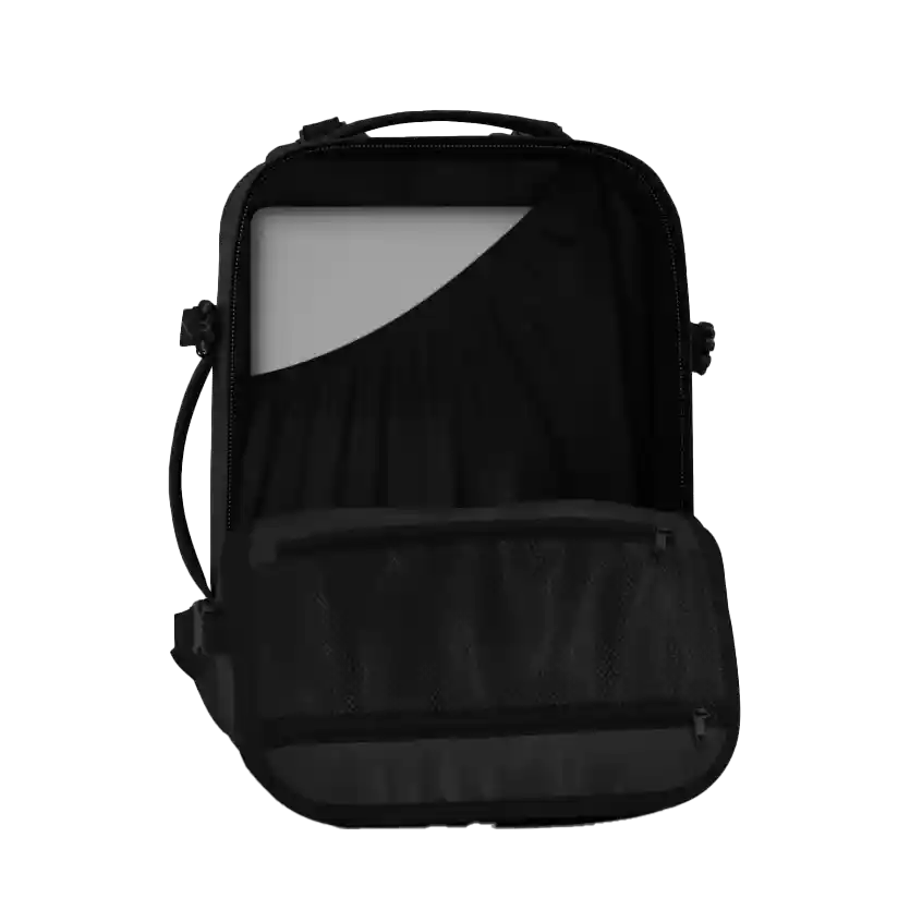 CabinZero Military 28L Absolute Black – hochwertige Verarbeitung und robuste Materialien