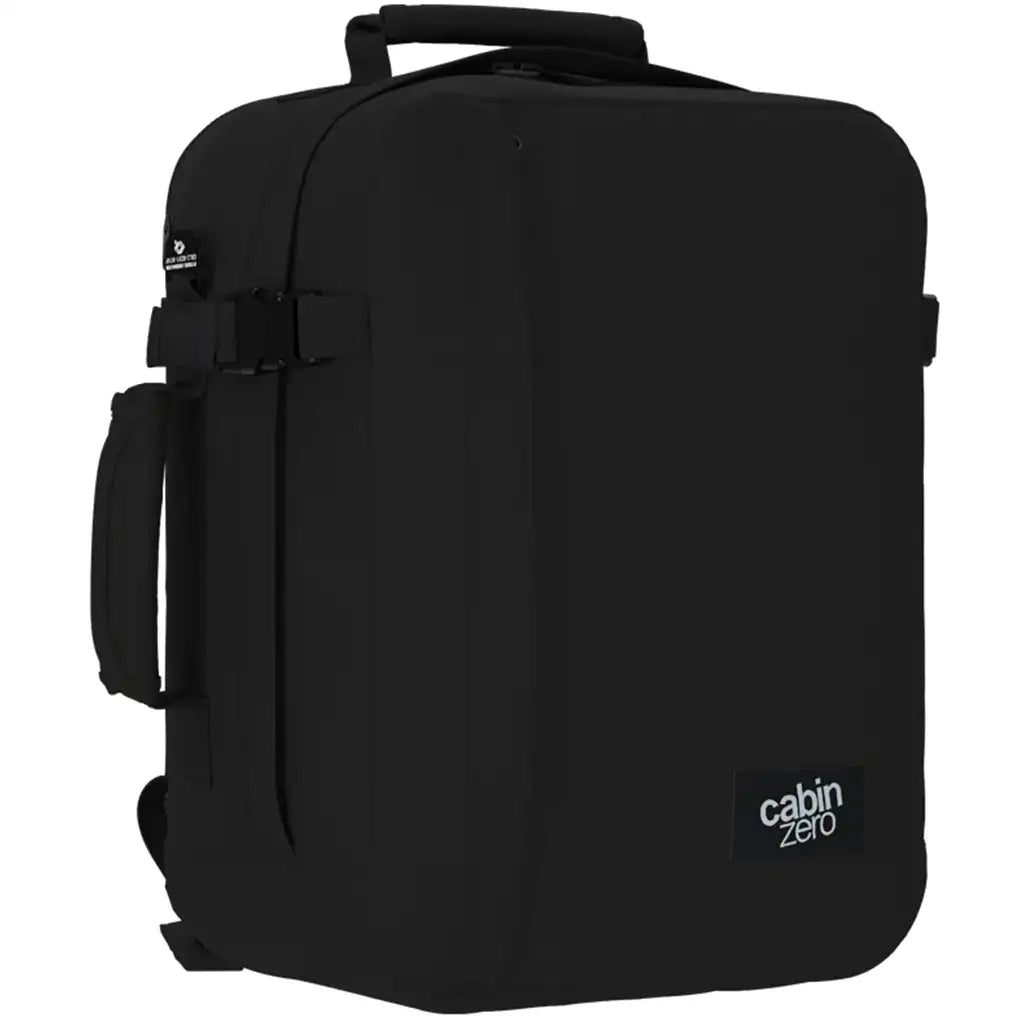 CabinZero Classic 28L Cabin Tech Backpack 42 cm - Absolute Black