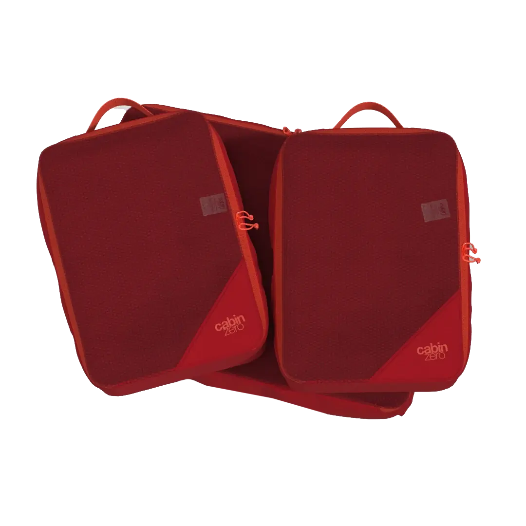 CabinZero Classic Packing Cube Large 35 cm - Fiesta Red unterschiedliche Größen