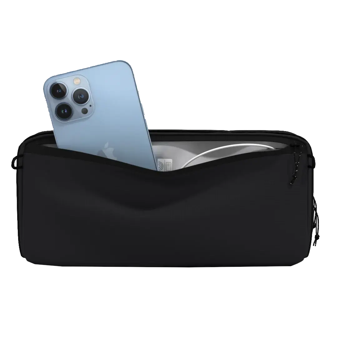 CabinZero Tech Pouch Norwegian Wood - Innenaufteilung mit Fächern