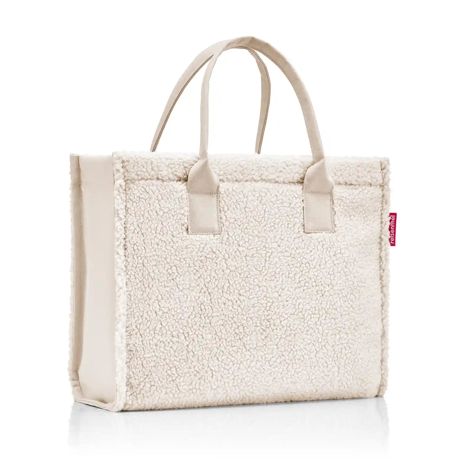 Frontansicht Reisenthel Daily Shopper Teddy Sand – modischer Shopper in beige-sandfarbenem Design
