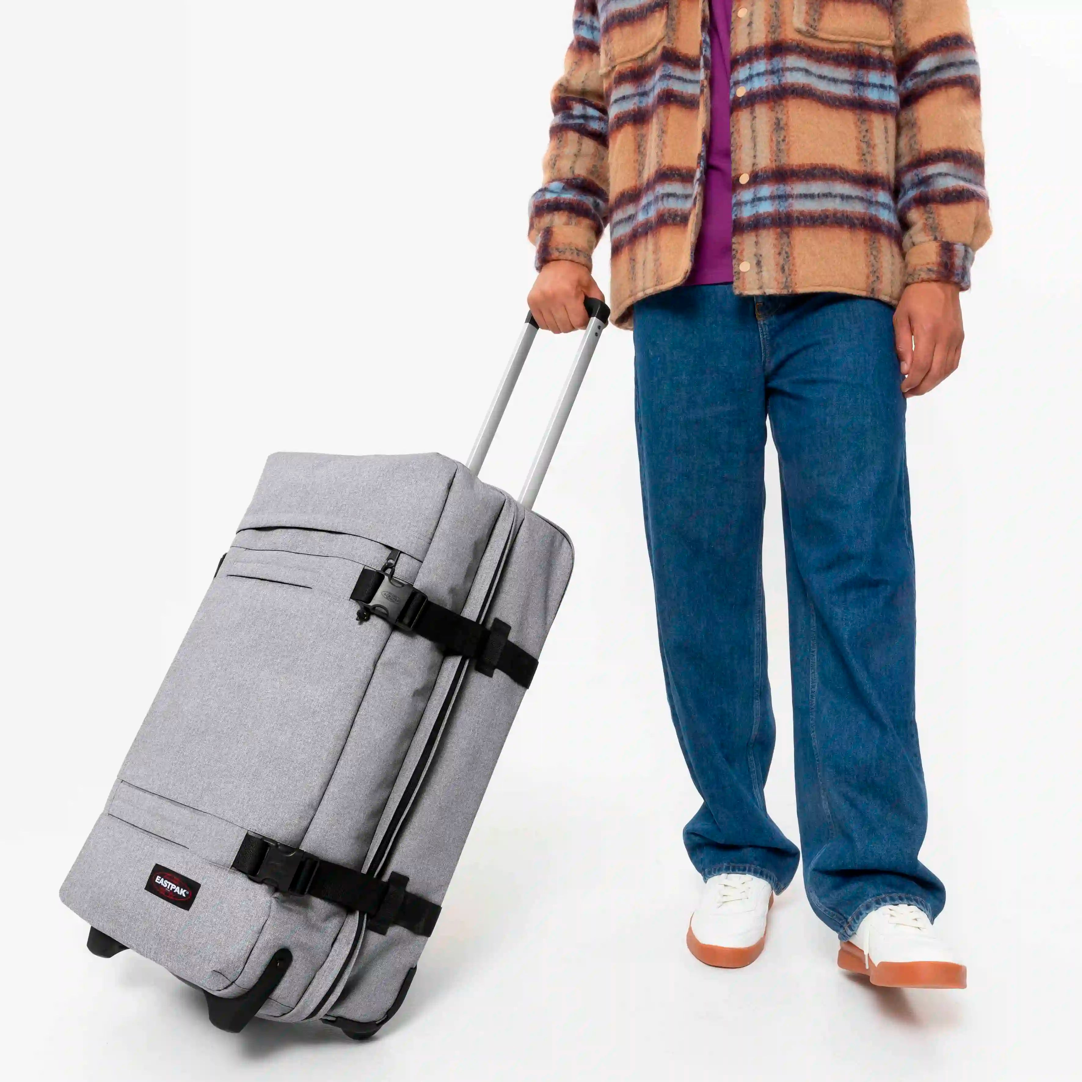 Eastpak Authentic Travel Transit'r M rolling travel bag 67 cm - Sunday Grey