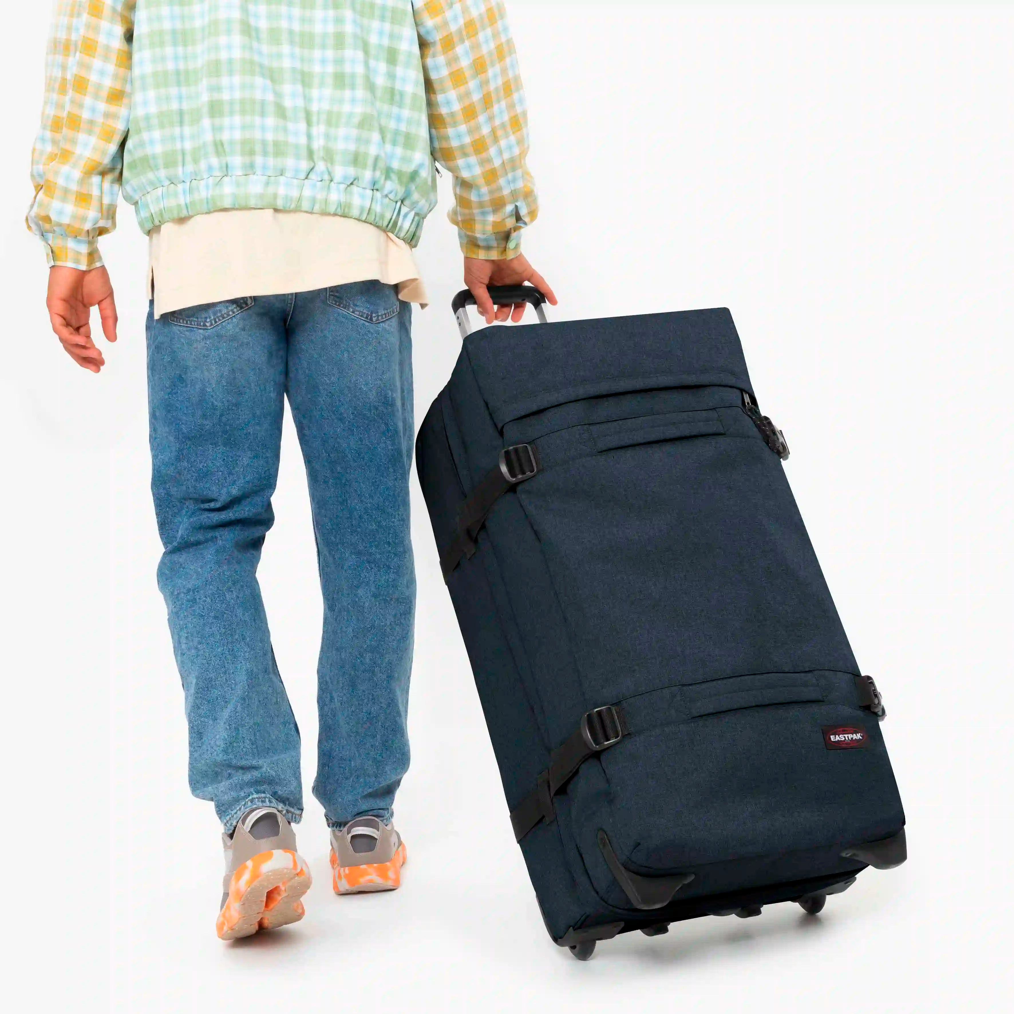 Eastpak Authentic Travel Transit'r L Rolling Travel Bag 79 cm - Triple Denim