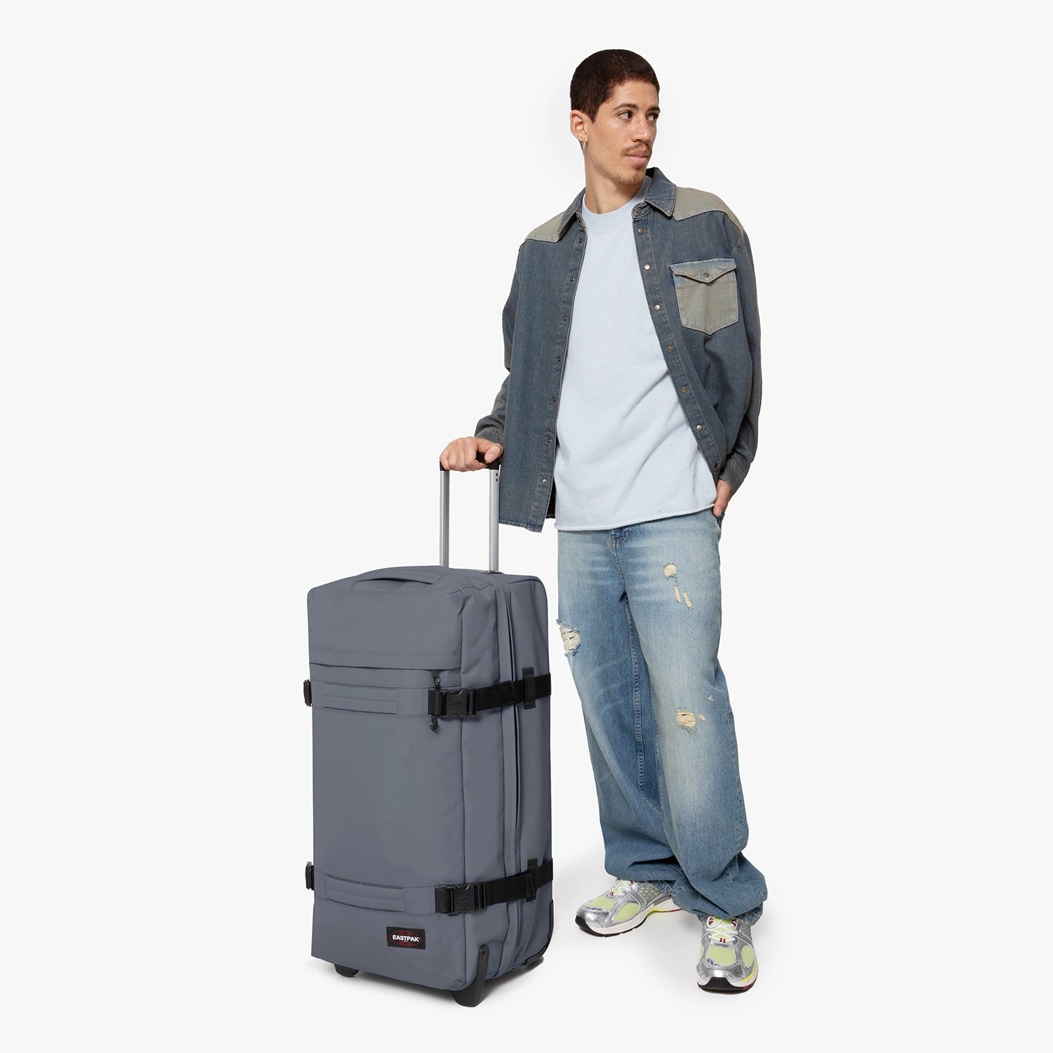 Eastpak Authentic Travel Transit'r L Rollreisetasche 79 cm - Basquiat Kings of Egypt 2