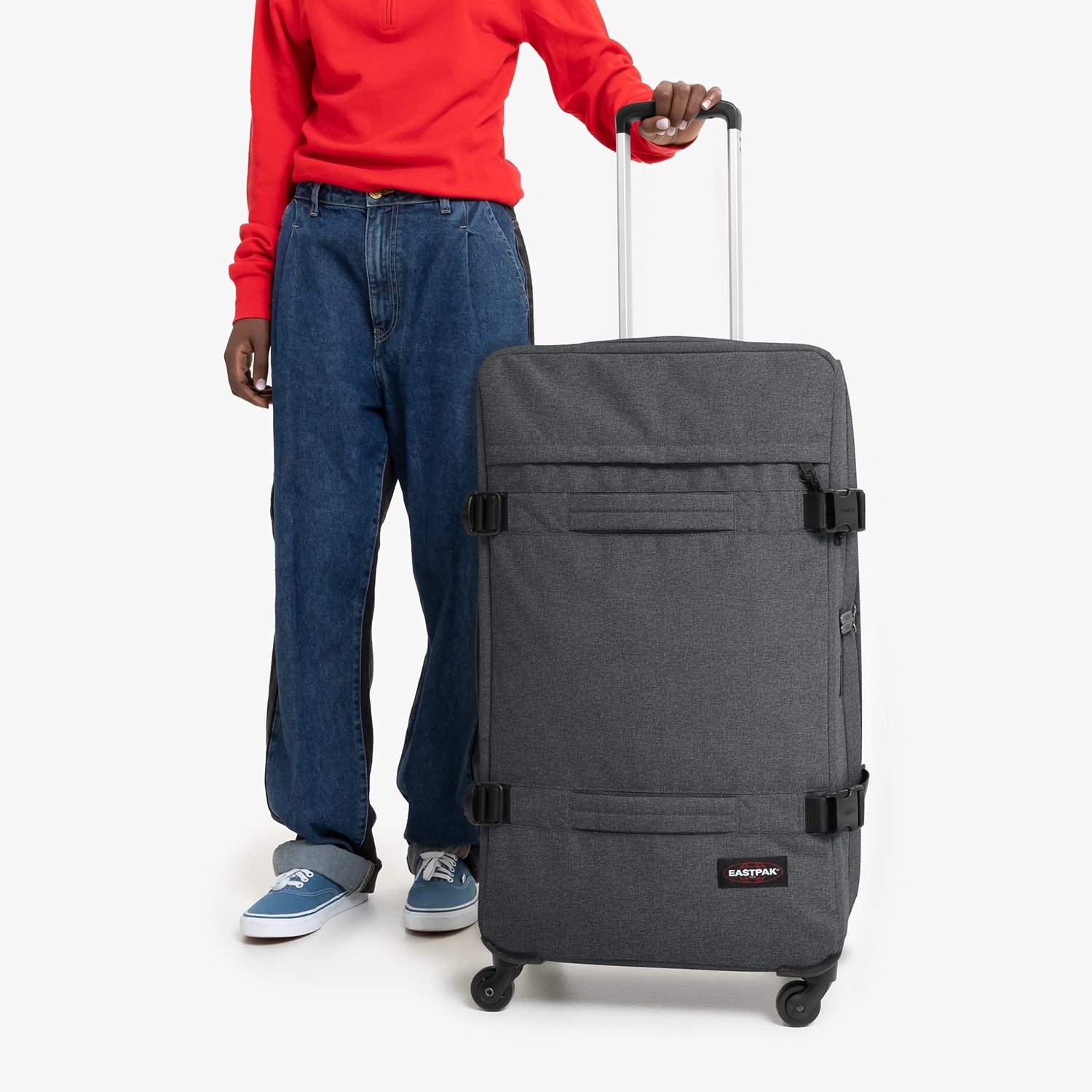 Eastpak Transit'R 4 L 4-Rollen Trolley 75 cm - Black