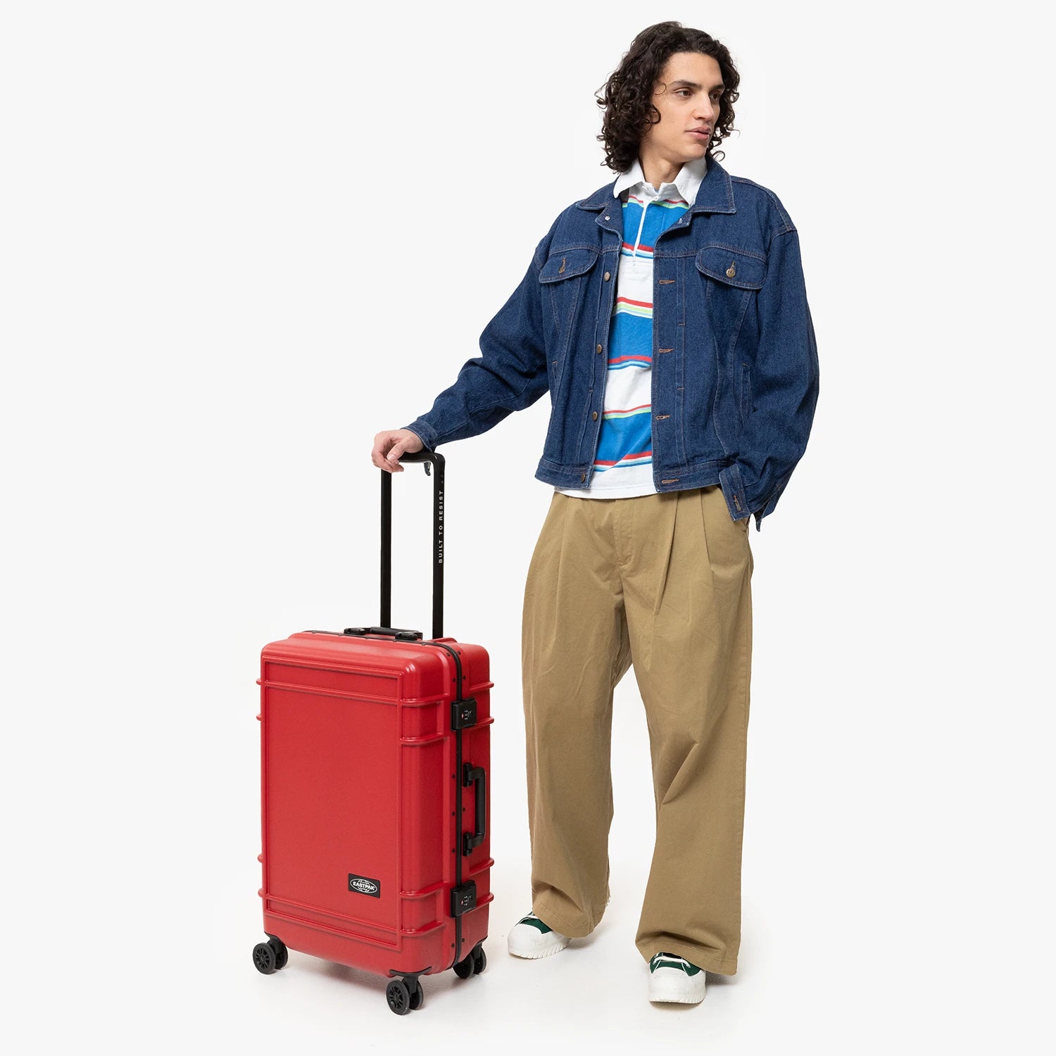 Eastpak Resist'r Case M 4-Rollen Trolley 69 cm - Brushed Metal