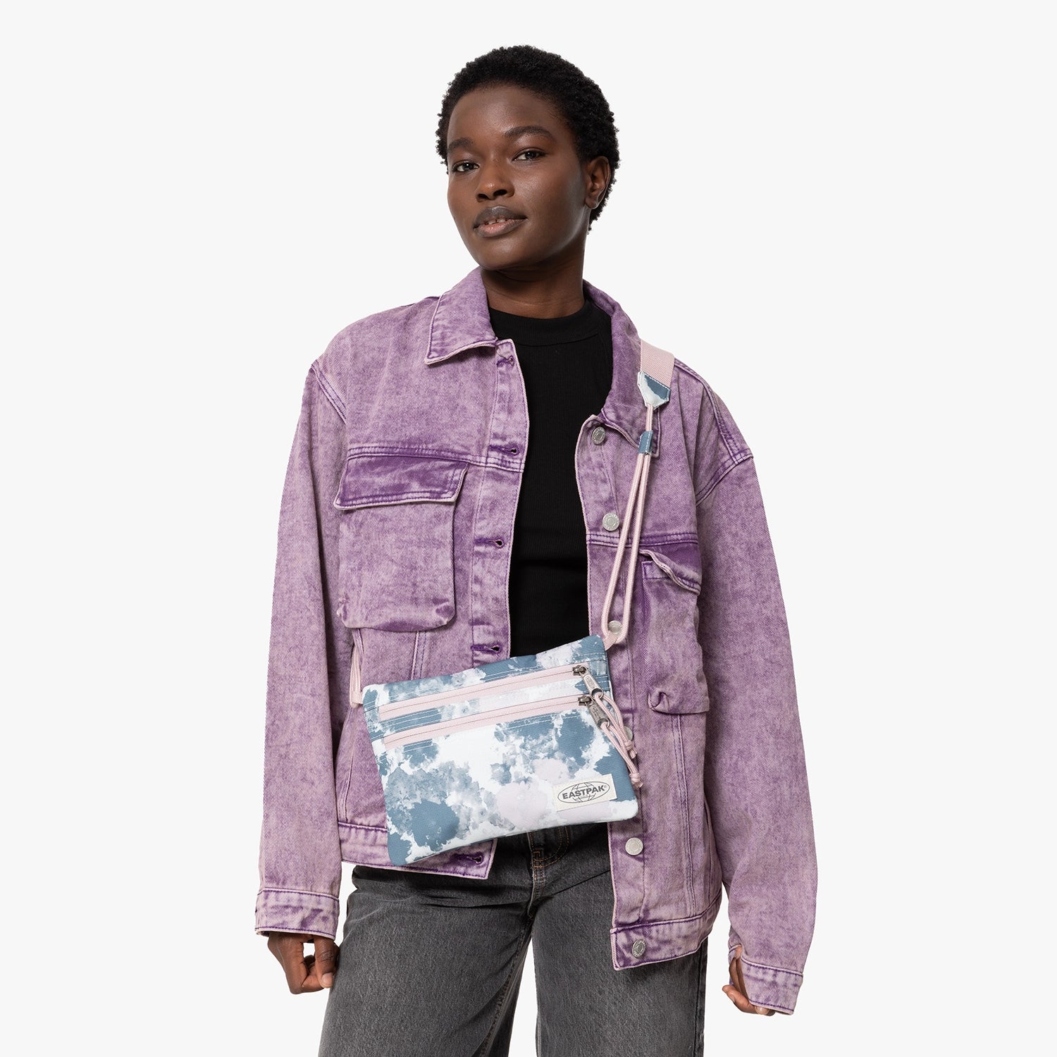Eastpak Crostin Umhängetasche 25 cm - Washed Cobble