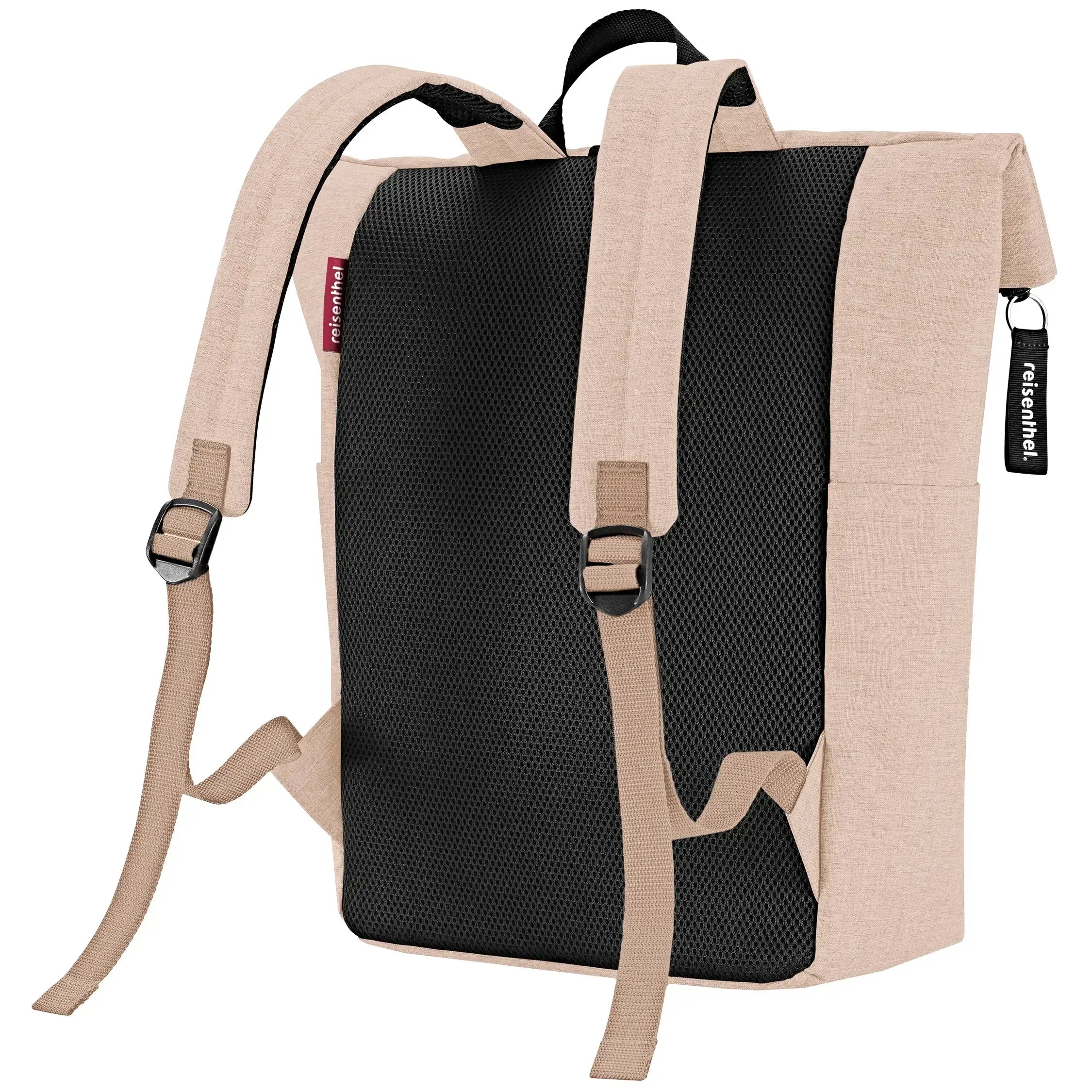 Reisenthel Traveling Rolltop Backpack 43 cm - Herringbone Dark Blue