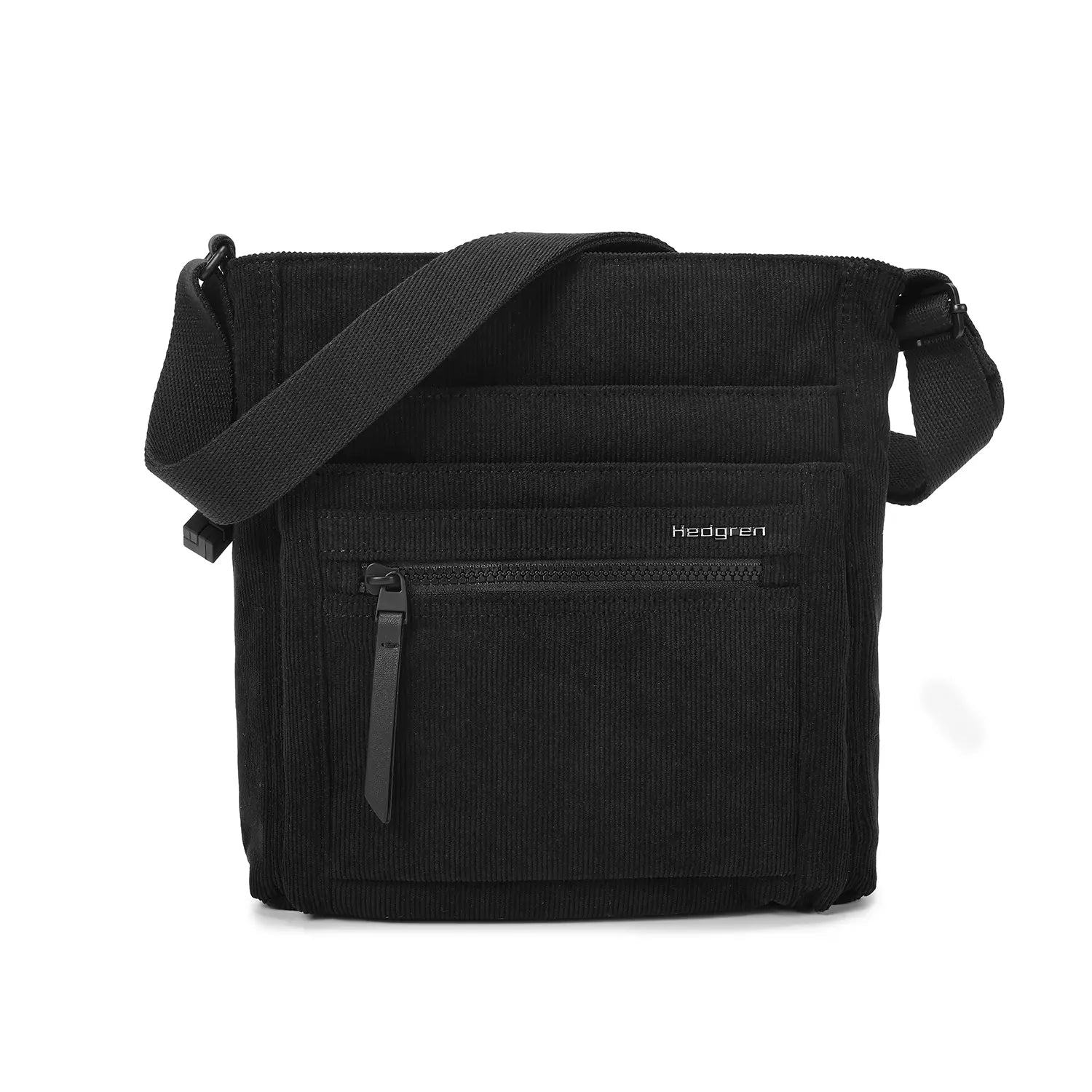 Hedgren Inner City Orva RFID shoulder bag 25 cm - Corduroy Black