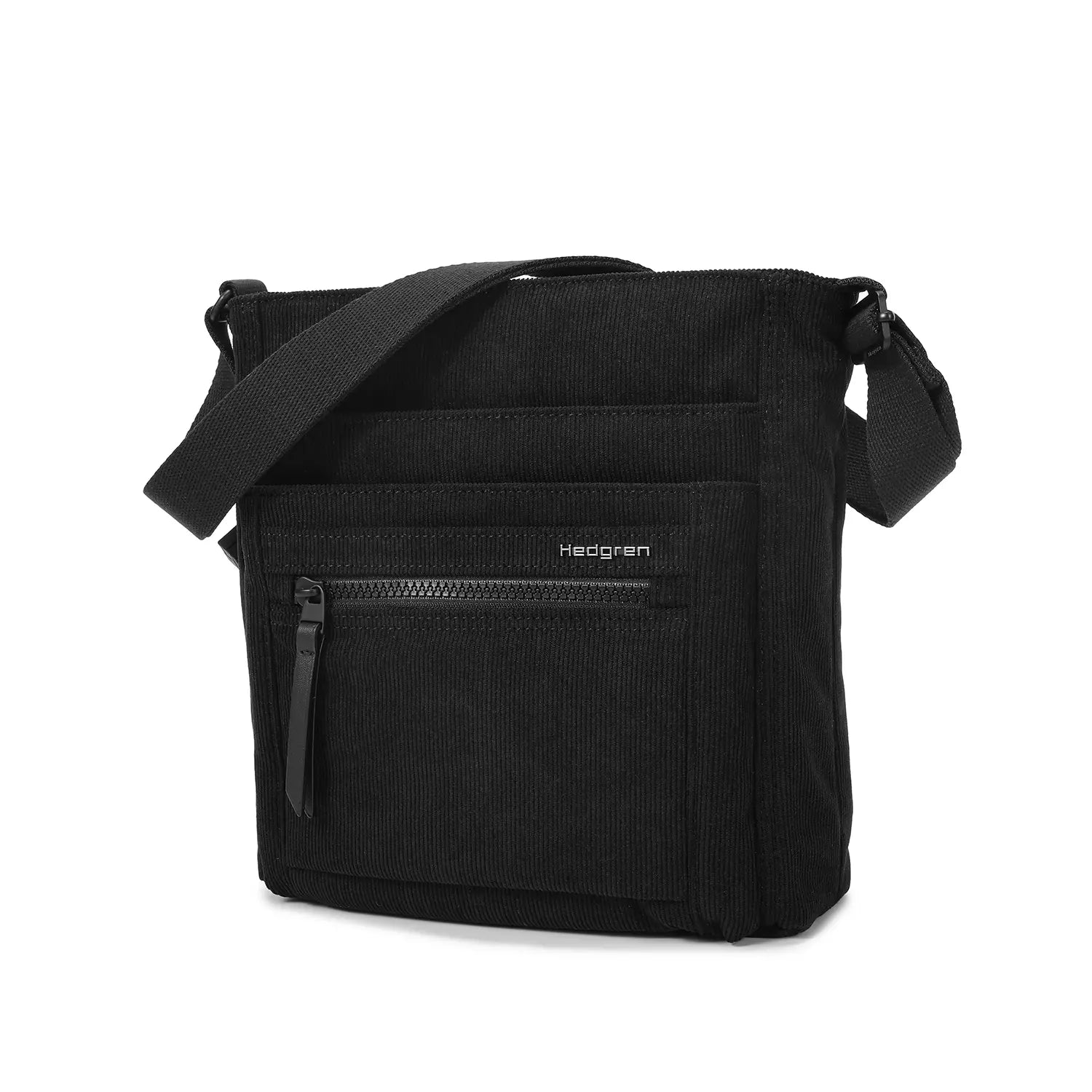 Hedgren Inner City Orva RFID shoulder bag 25 cm - Corduroy Black