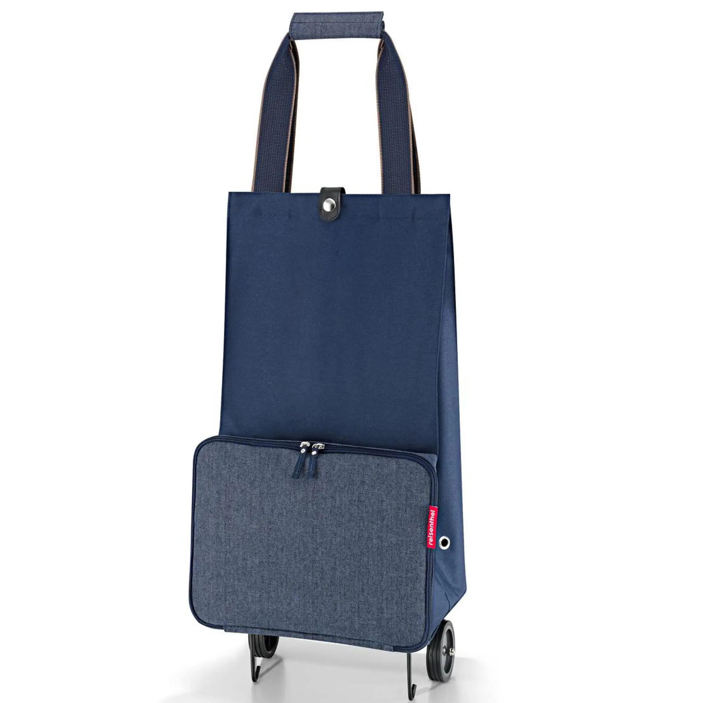 Reisenthel Shopping Foldable Trolley 66 cm - Herringbone Dark Blue