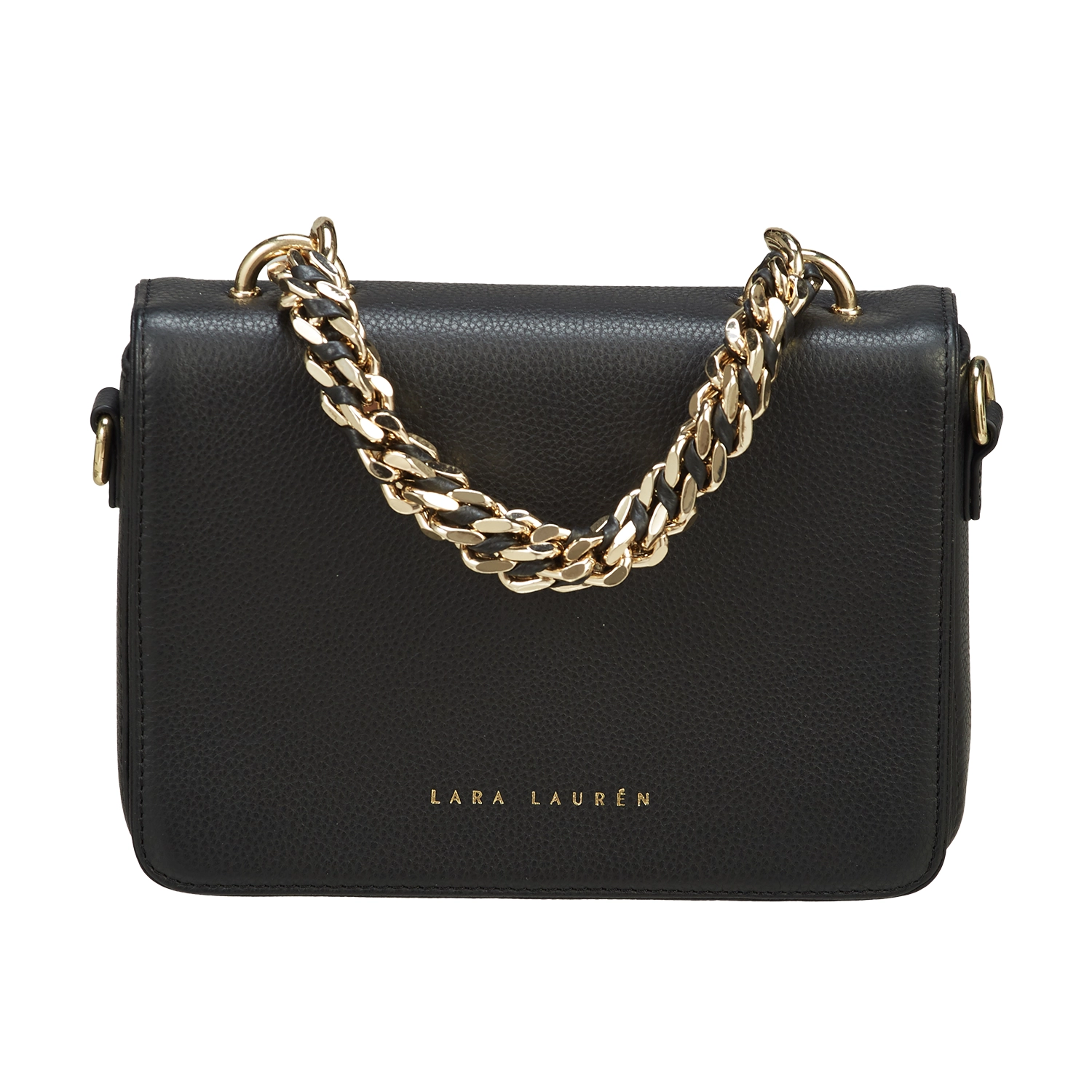 Lara Lauren Split Crossbody Tasche Black Beauty