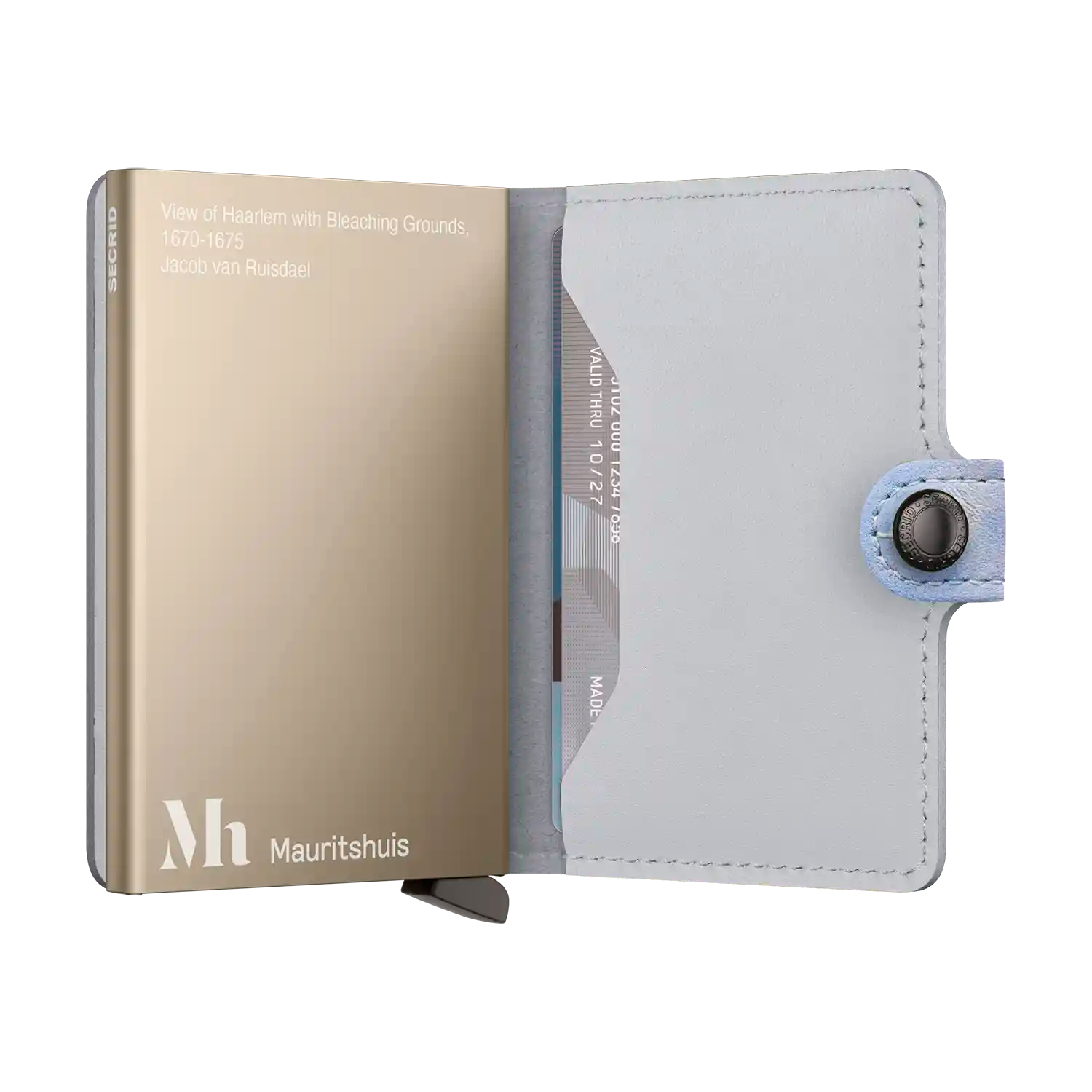 Secrid Miniwallet Art Clouds geöffnet - Kompakte Geldbörse