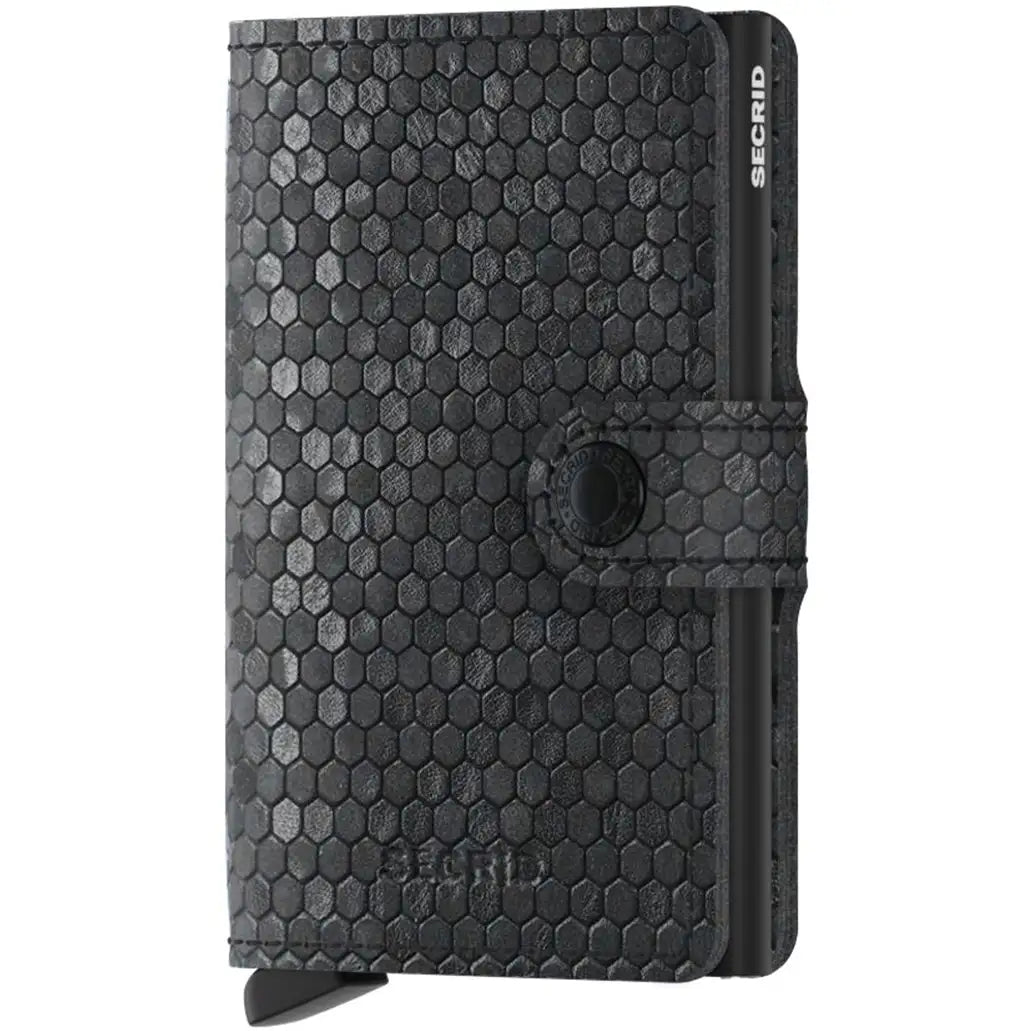 Secrid Wallets Miniwallet Hexagon 10 cm - Black