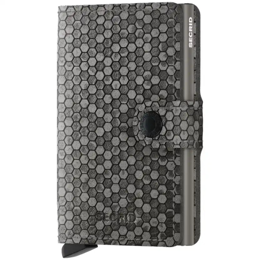 Secrid Wallets Miniwallet Hexagon 10 cm - Grey