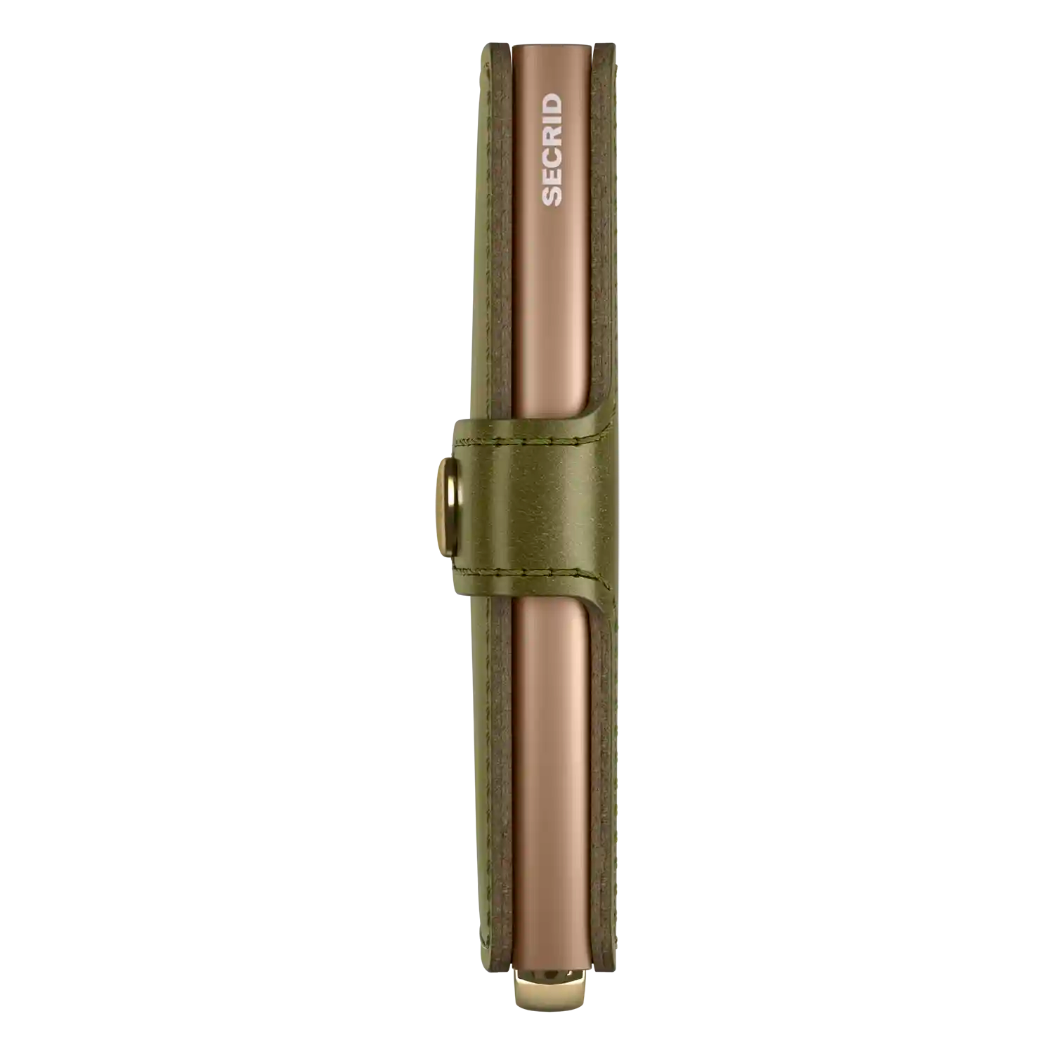 Secrid Premium Kollektion Miniwallet Stitch Floral 10 cm - Olive+
