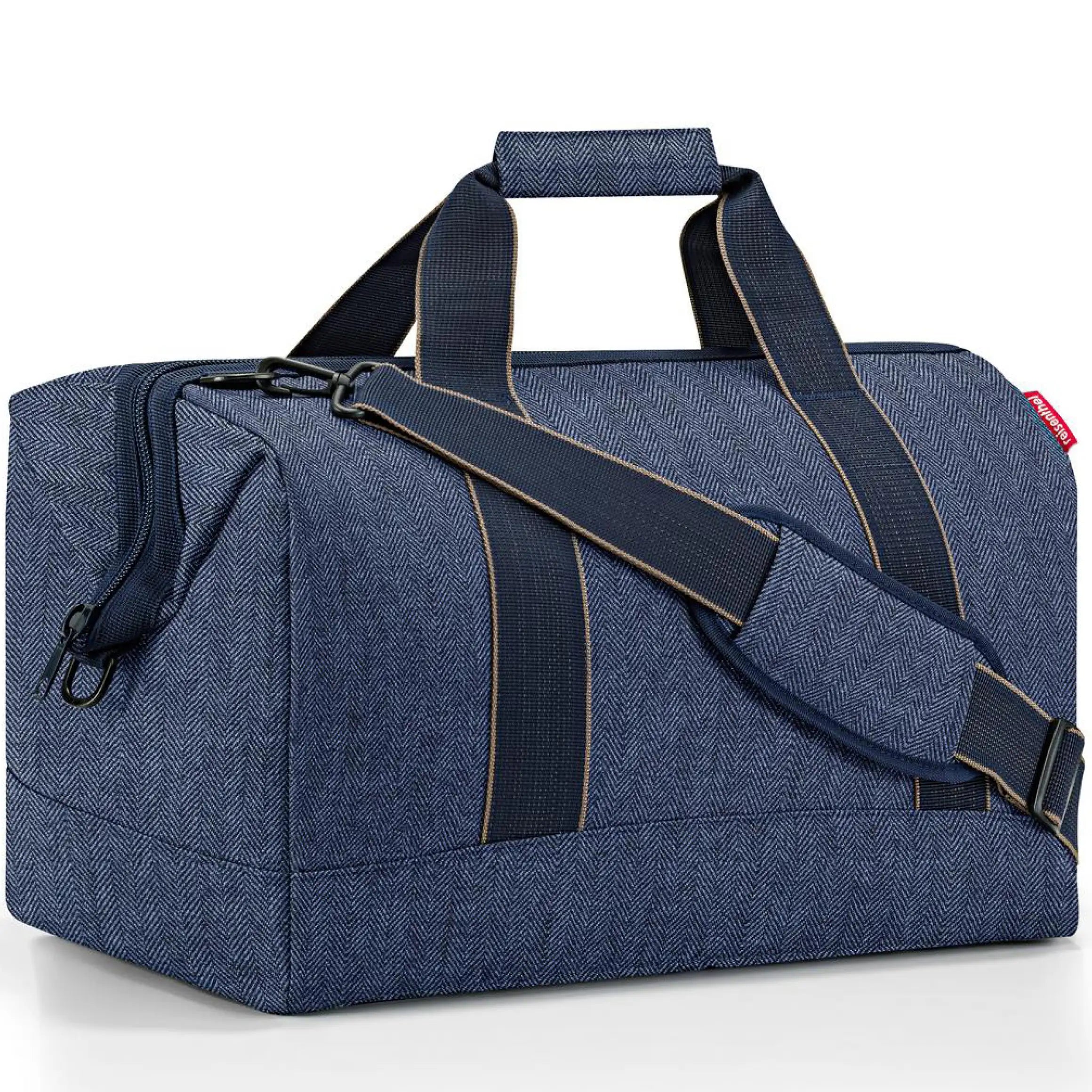 Reisenthel Travelling Allrounder L Reisetasche 48 cm - Herringbone Dark Blue