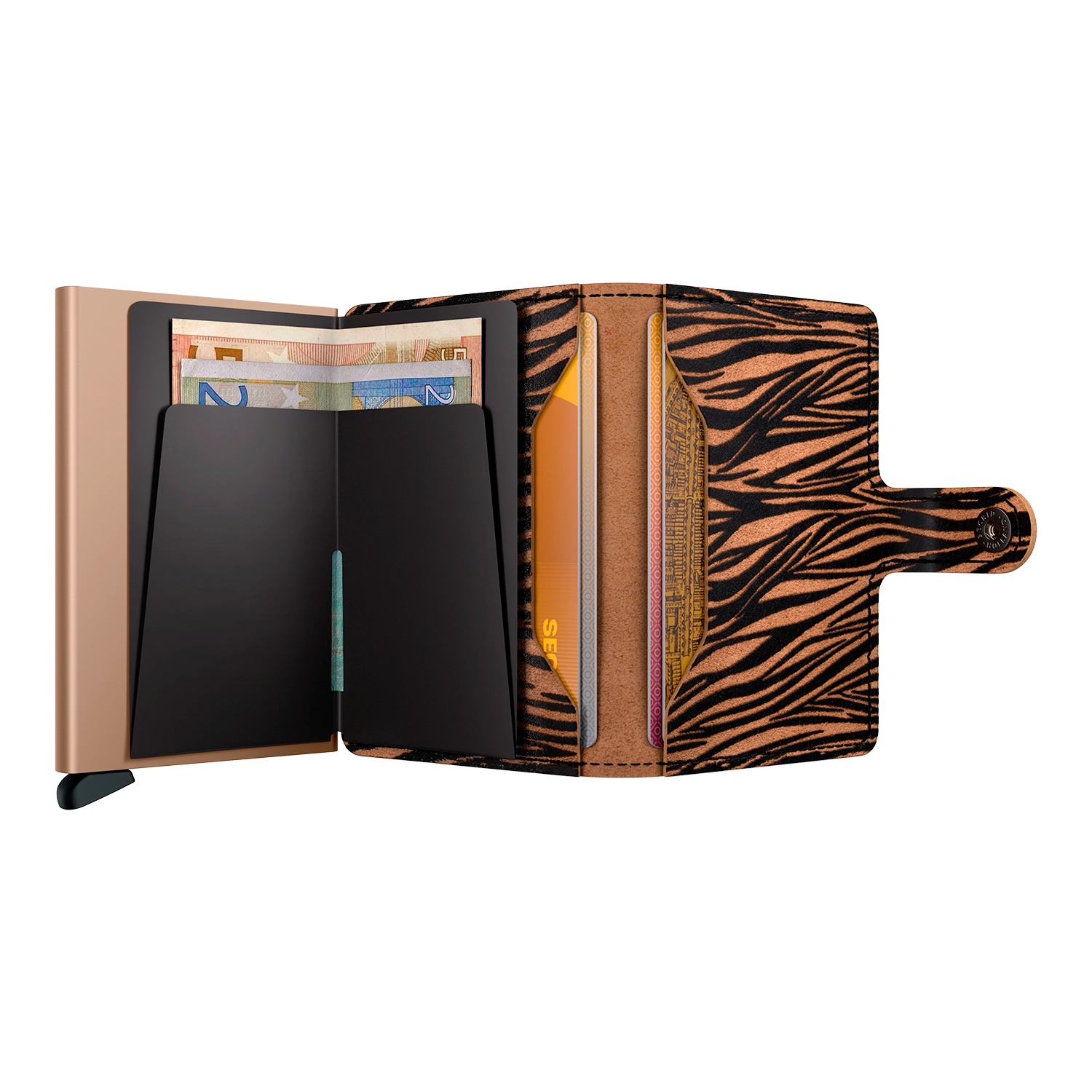 Secrid Wallets Miniwallet Zebra 10 cm - Beige