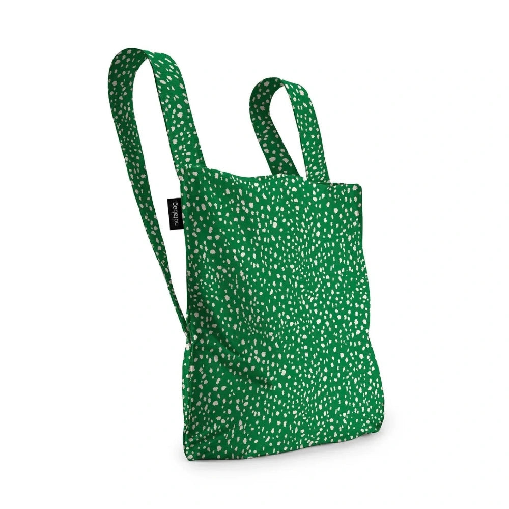 Notabag Original Tasche Rucksack 65 cm Green Sprinkle - Hauptansicht mit grünem Sprenkelmuster