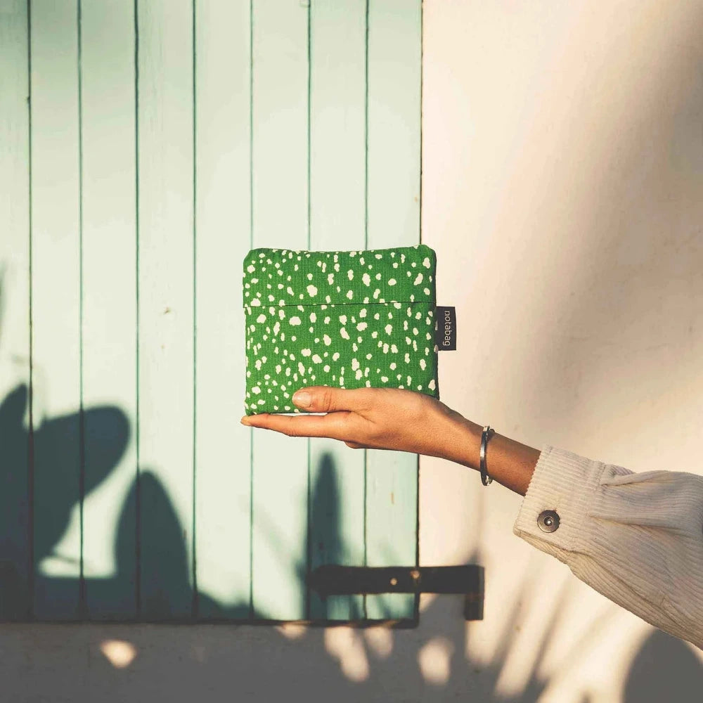 Notabag Original Rucksack Green Sprinkle - Praktisch verstaubar in der Innentasche