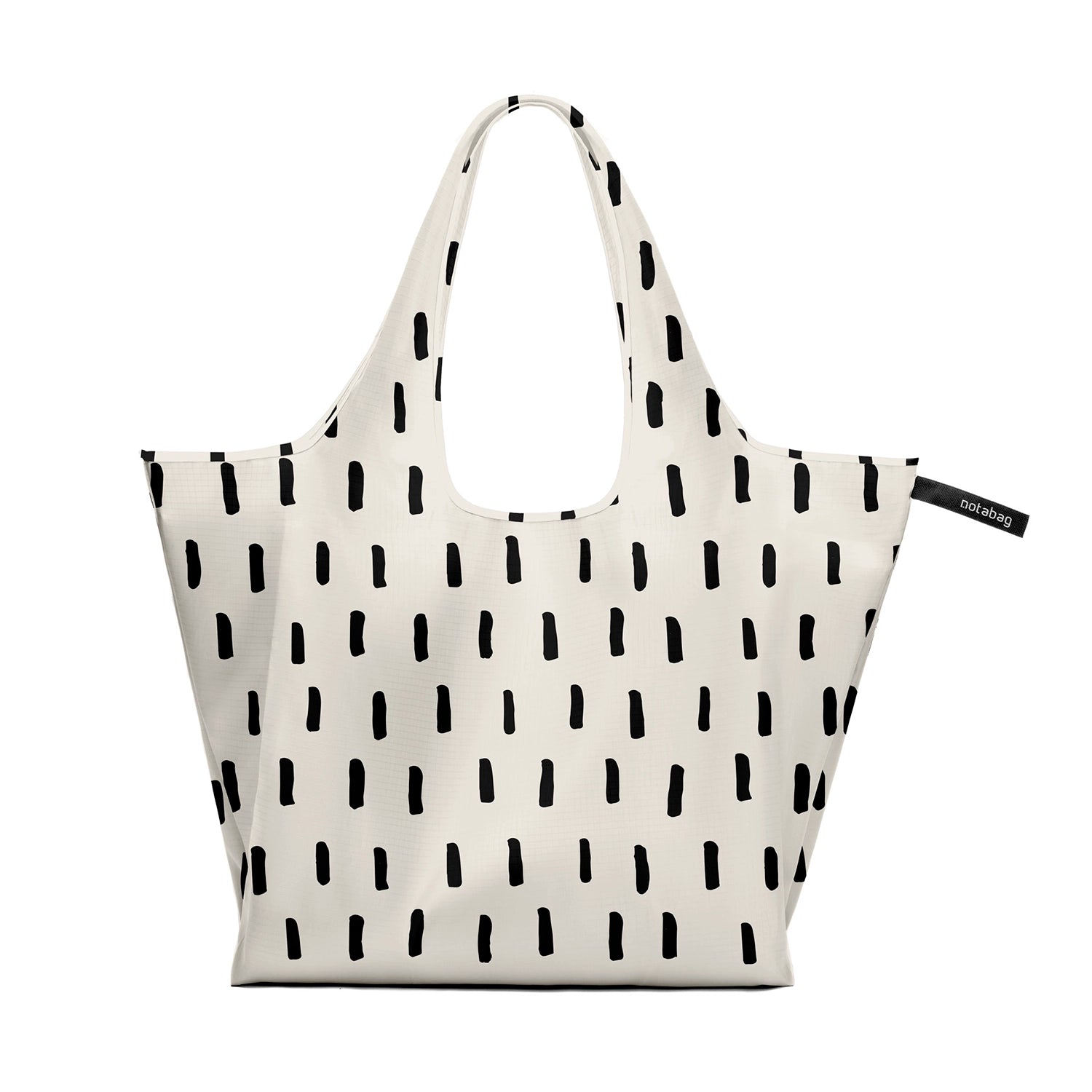 Notabag Tote Shoulder Bag 39 cm - Black Brush