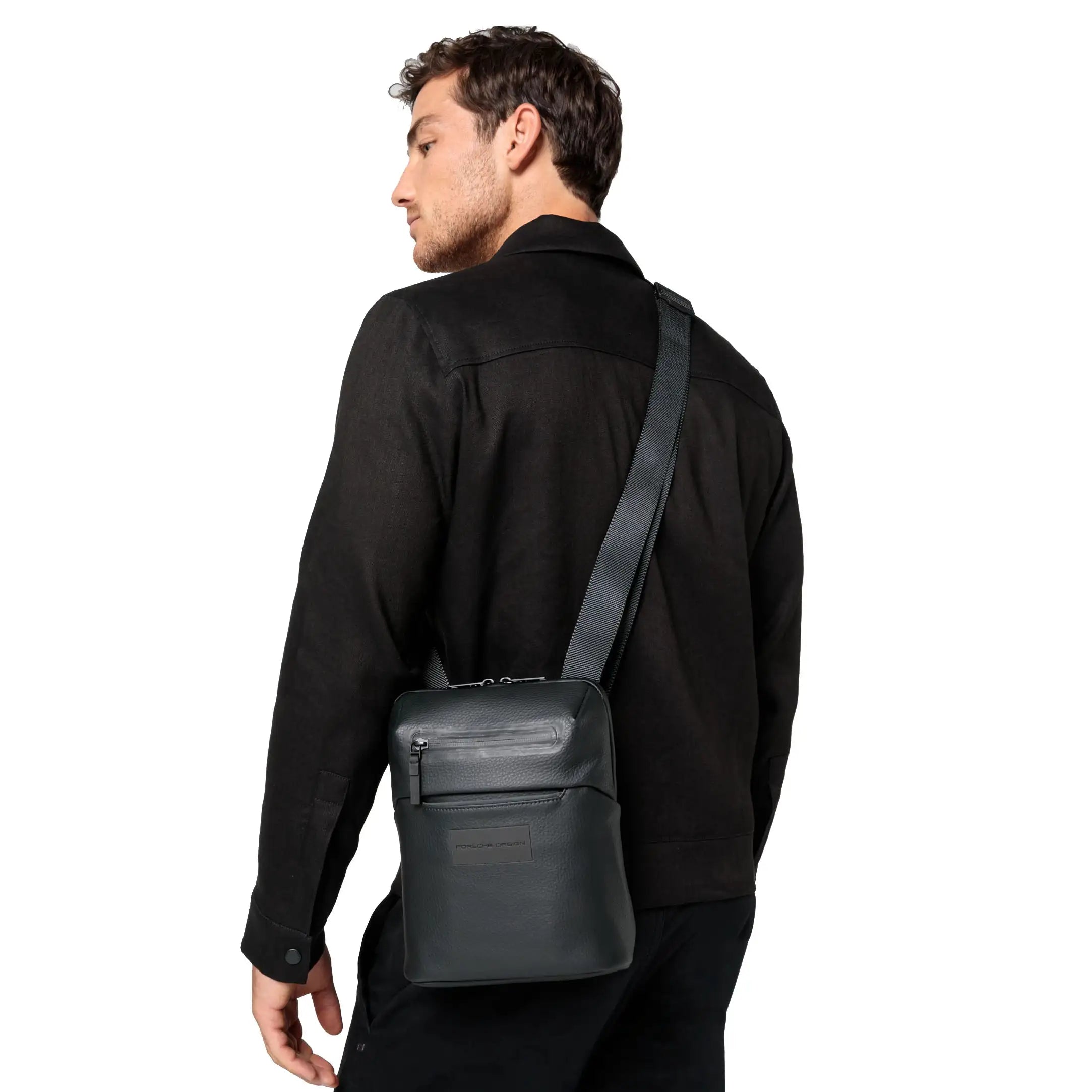 Porsche Design Urban Eco Leather Shoulderbag S 27 cm - Black